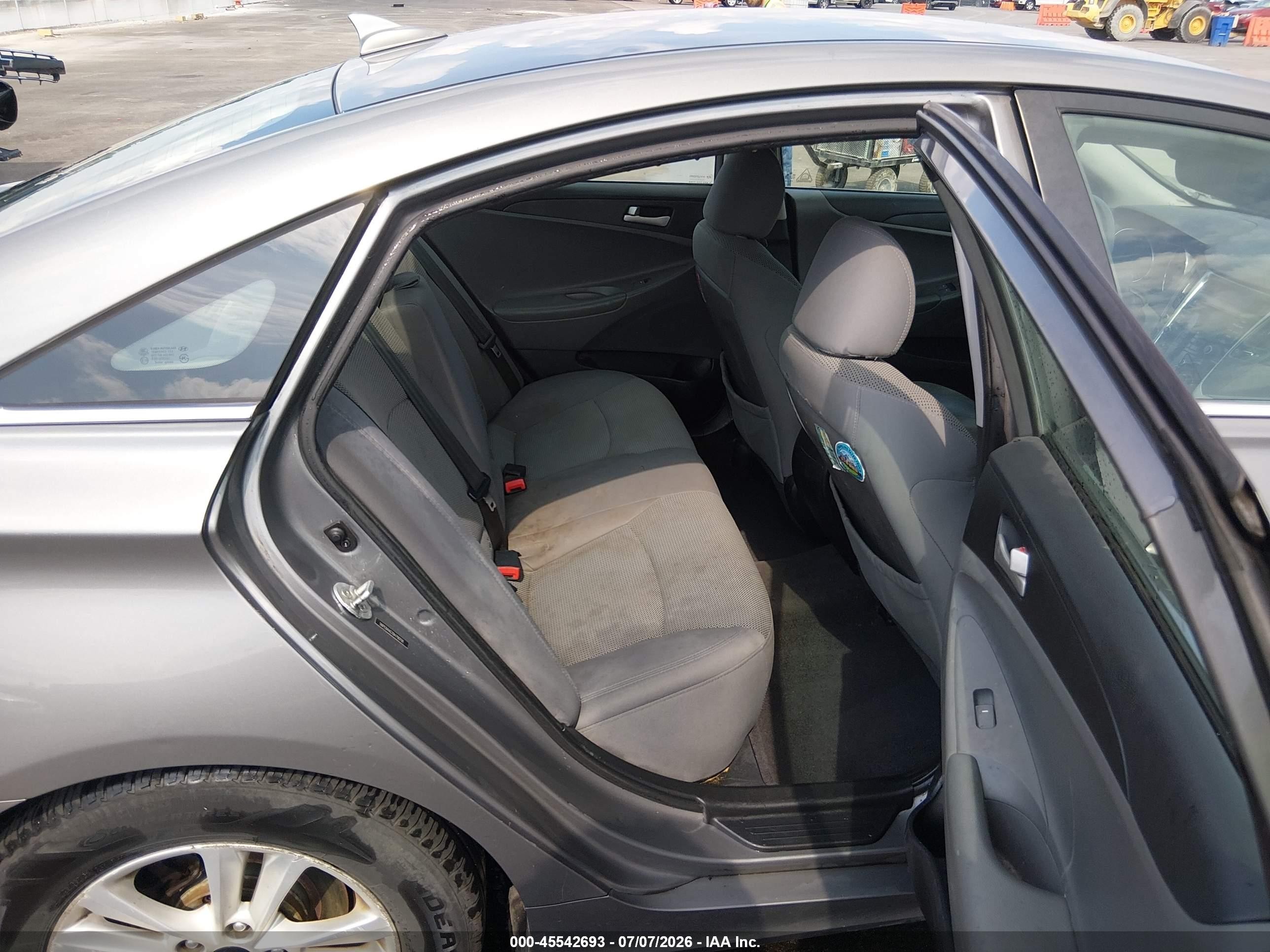 2013 Hyundai Sonata Gls Gray vin: 5NPEB4AC1DH790191