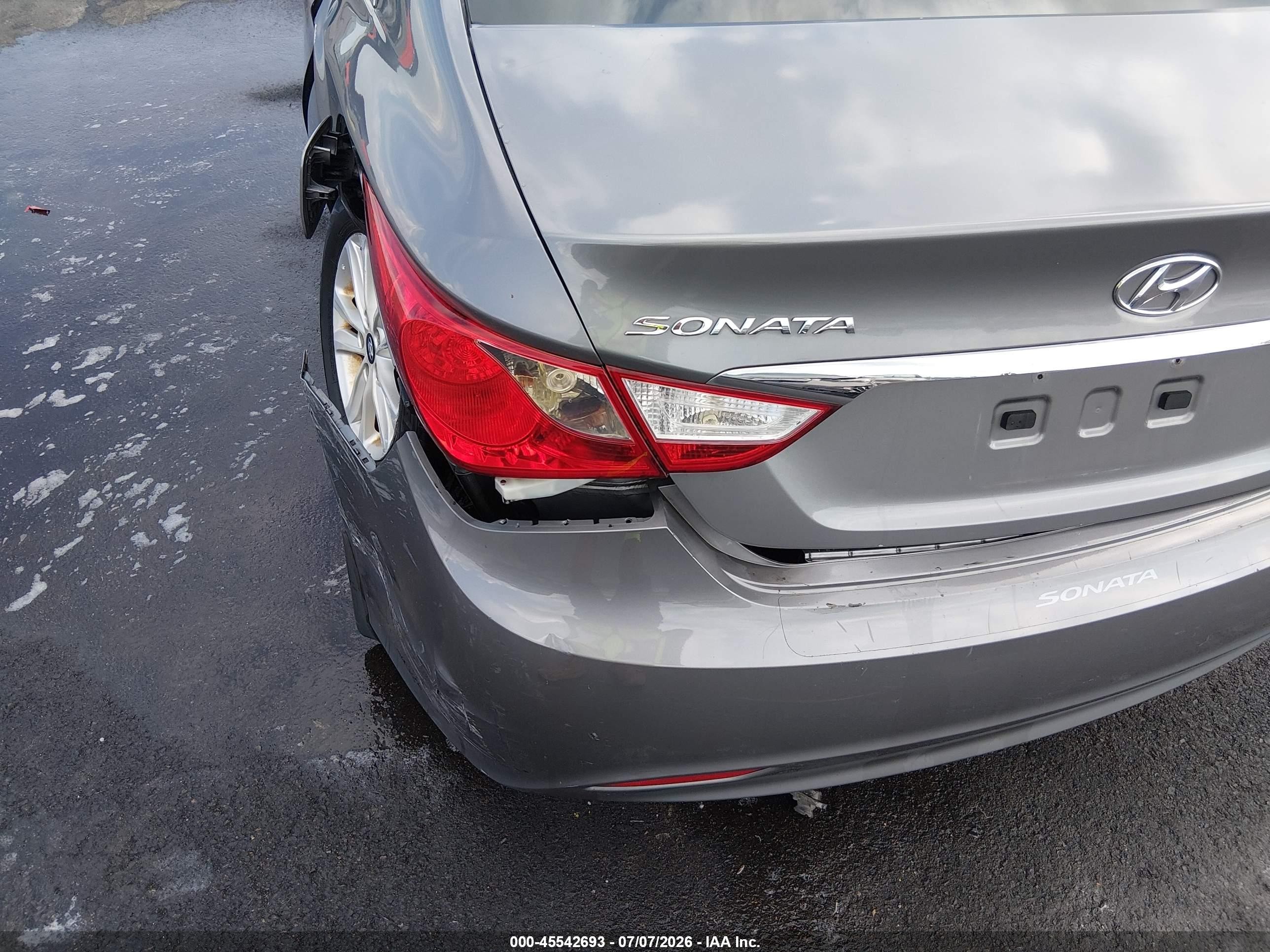 2013 Hyundai Sonata Gls Gray vin: 5NPEB4AC1DH790191