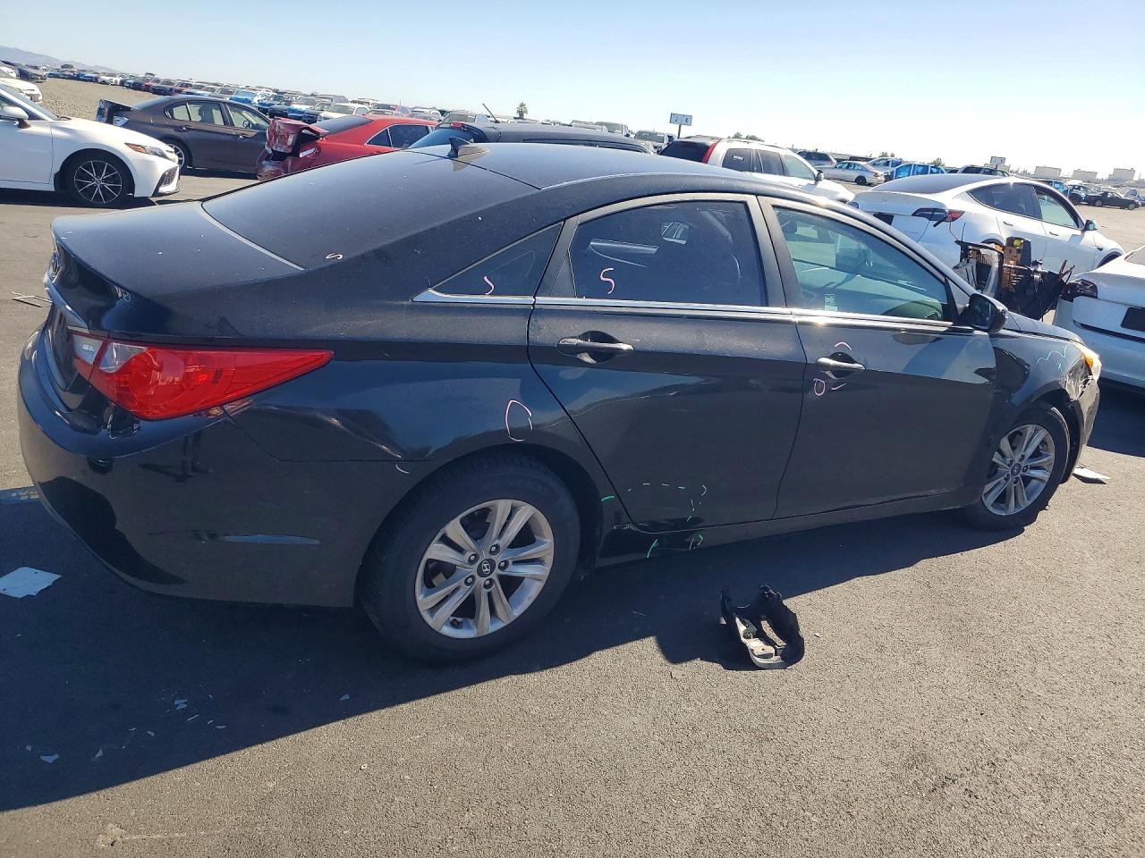 2013 Hyundai Sonata Gls Черный vin: 5NPEB4AC1DH792491