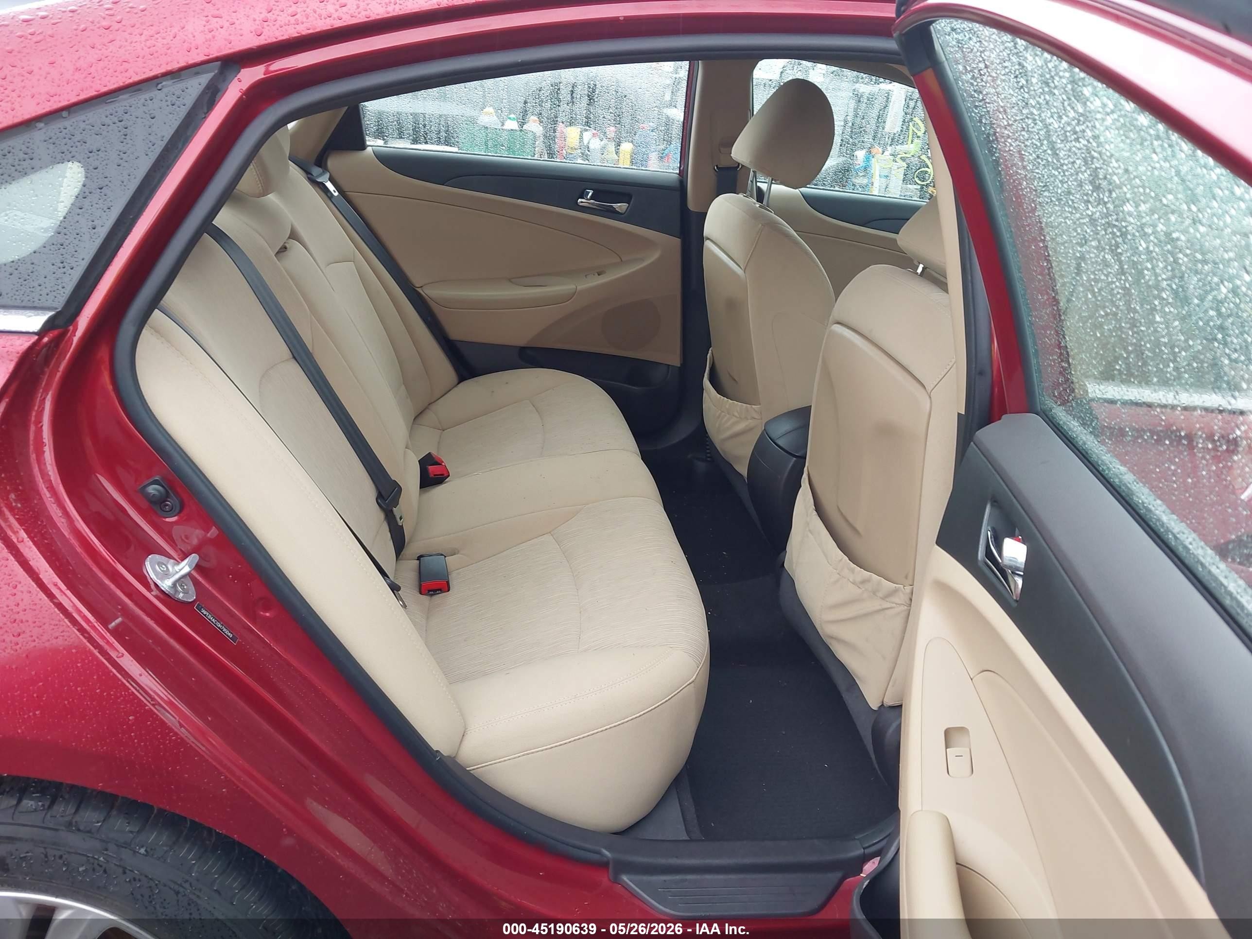 2013 Hyundai Sonata Gls Red vin: 5NPEB4AC1DH795049