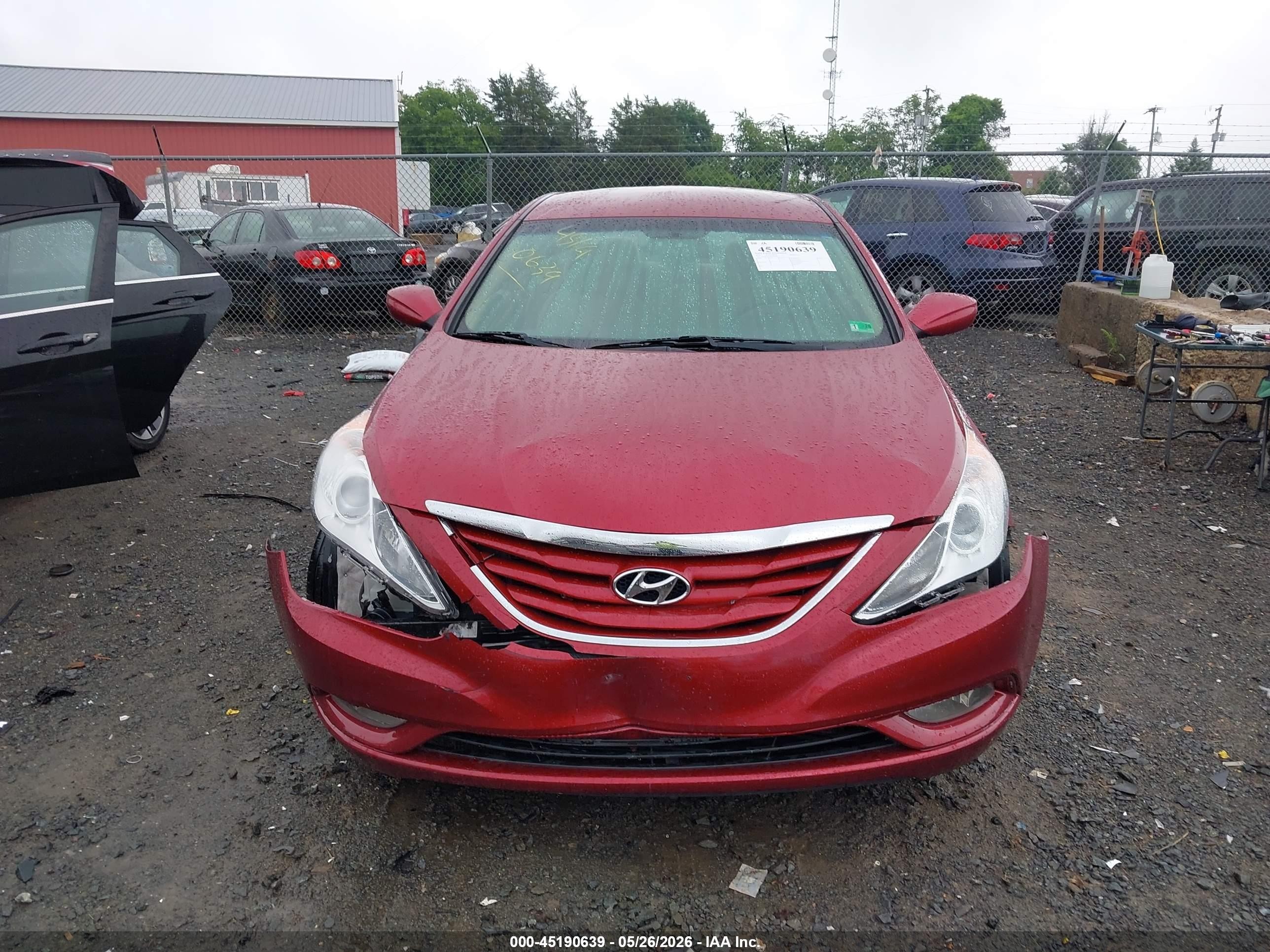 2013 Hyundai Sonata Gls Red vin: 5NPEB4AC1DH795049