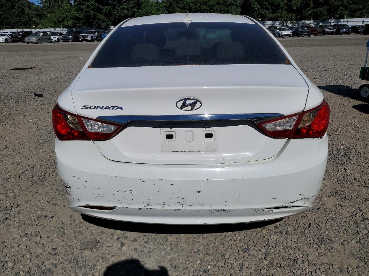2013 Hyundai Sonata Gls White vin: 5NPEB4AC1DH798310
