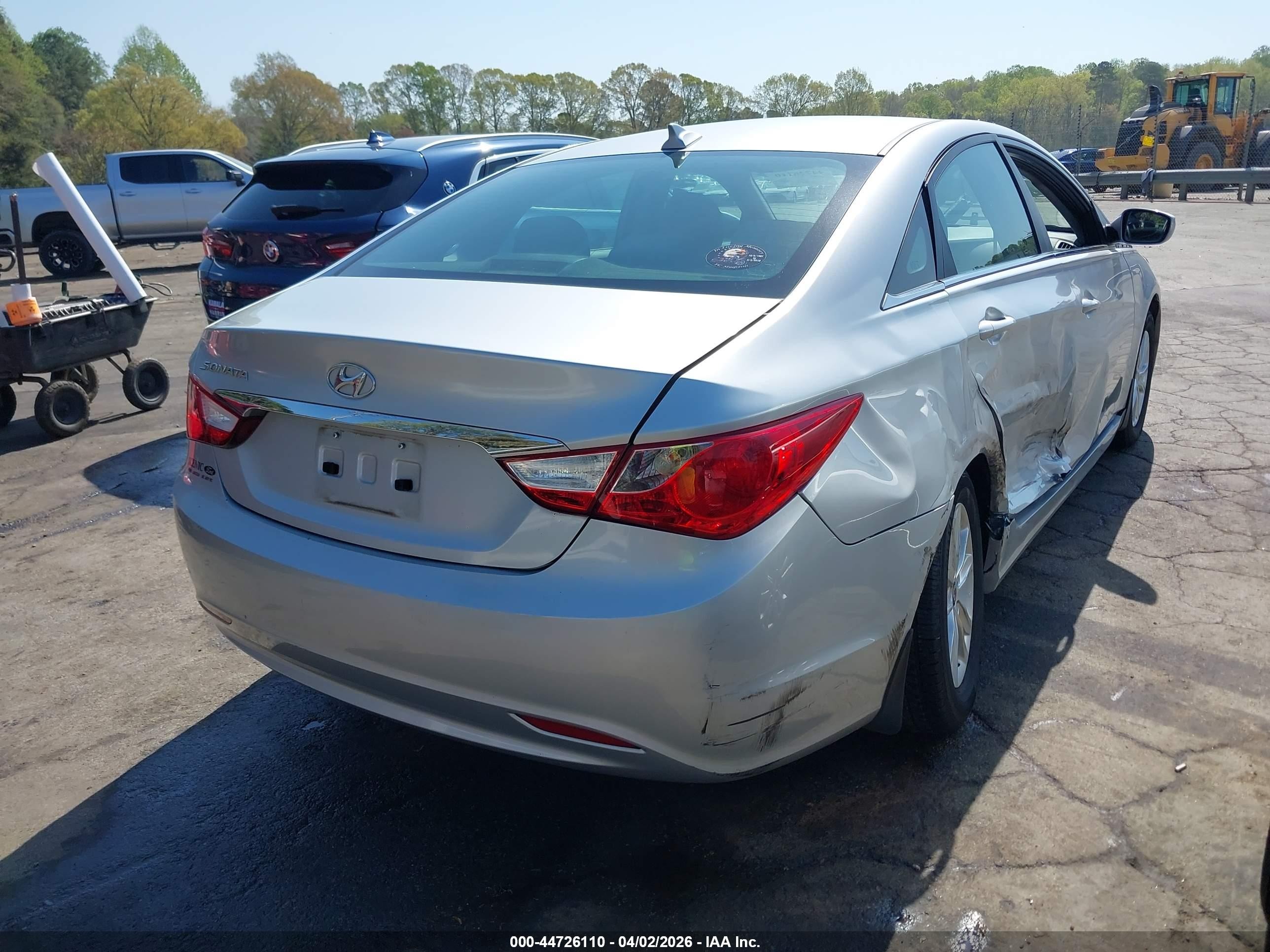 2013 Hyundai Sonata Gls Silver vin: 5NPEB4AC1DH803943