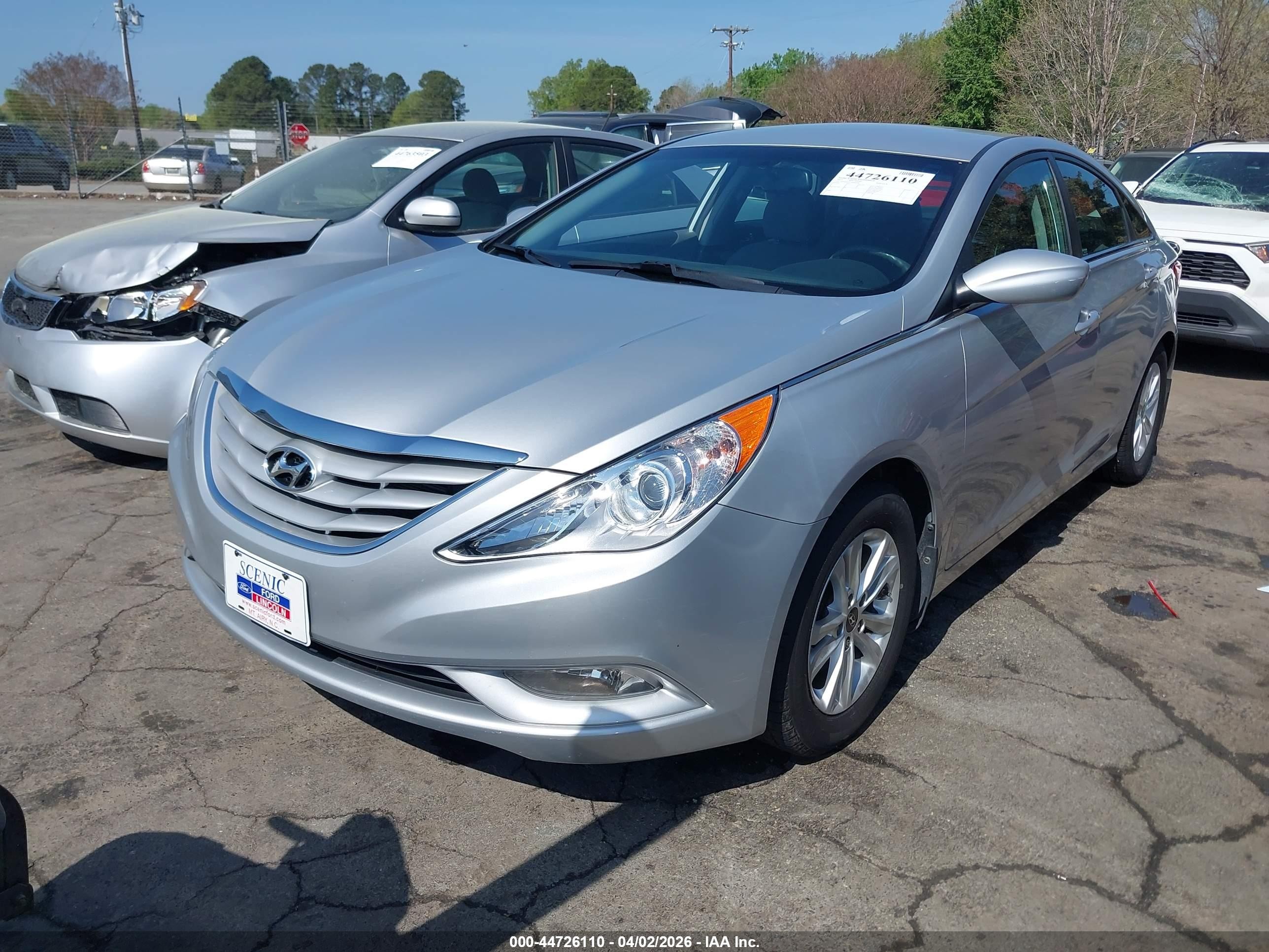 2013 Hyundai Sonata Gls Silver vin: 5NPEB4AC1DH803943
