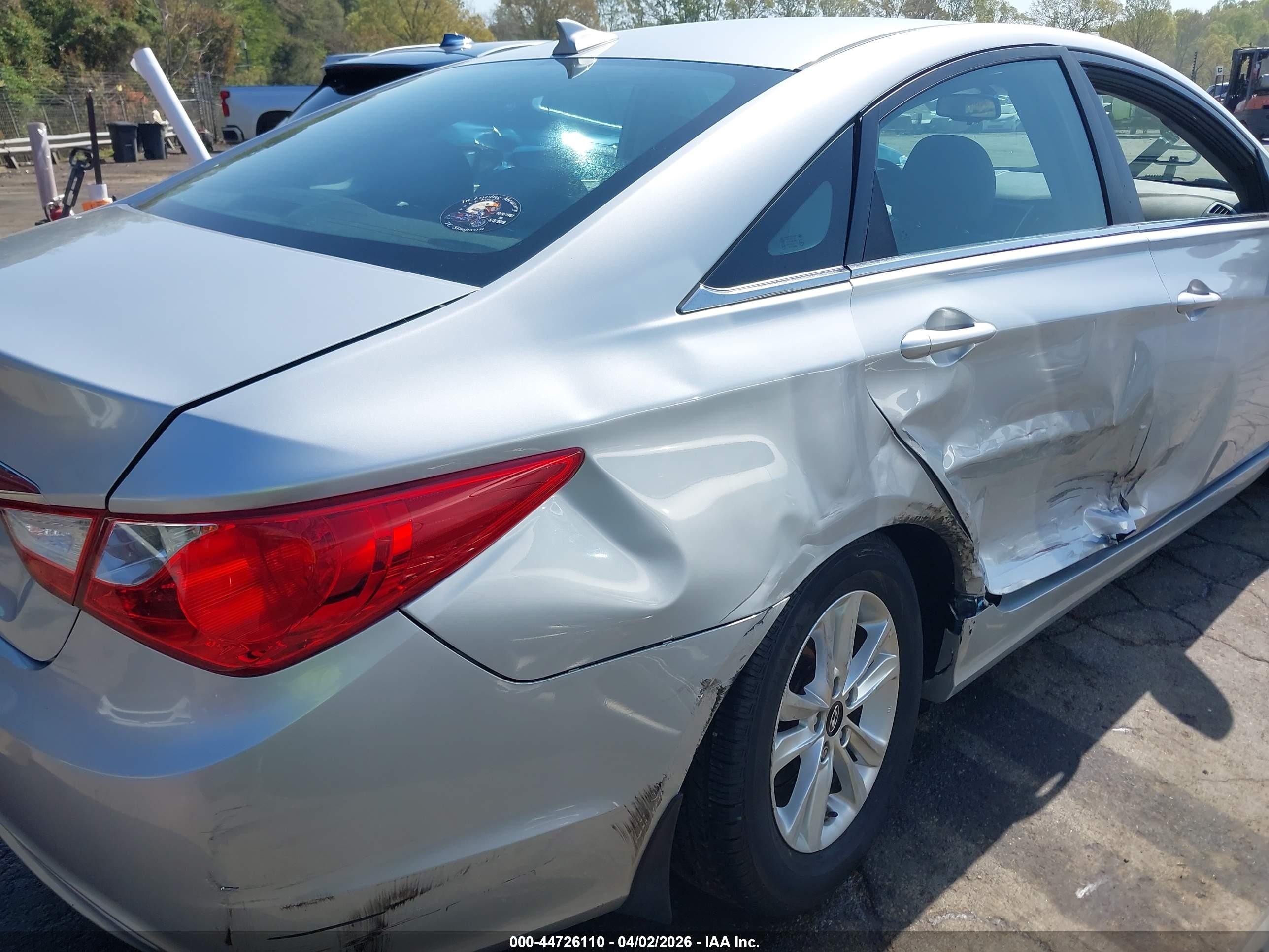 2013 Hyundai Sonata Gls Silver vin: 5NPEB4AC1DH803943