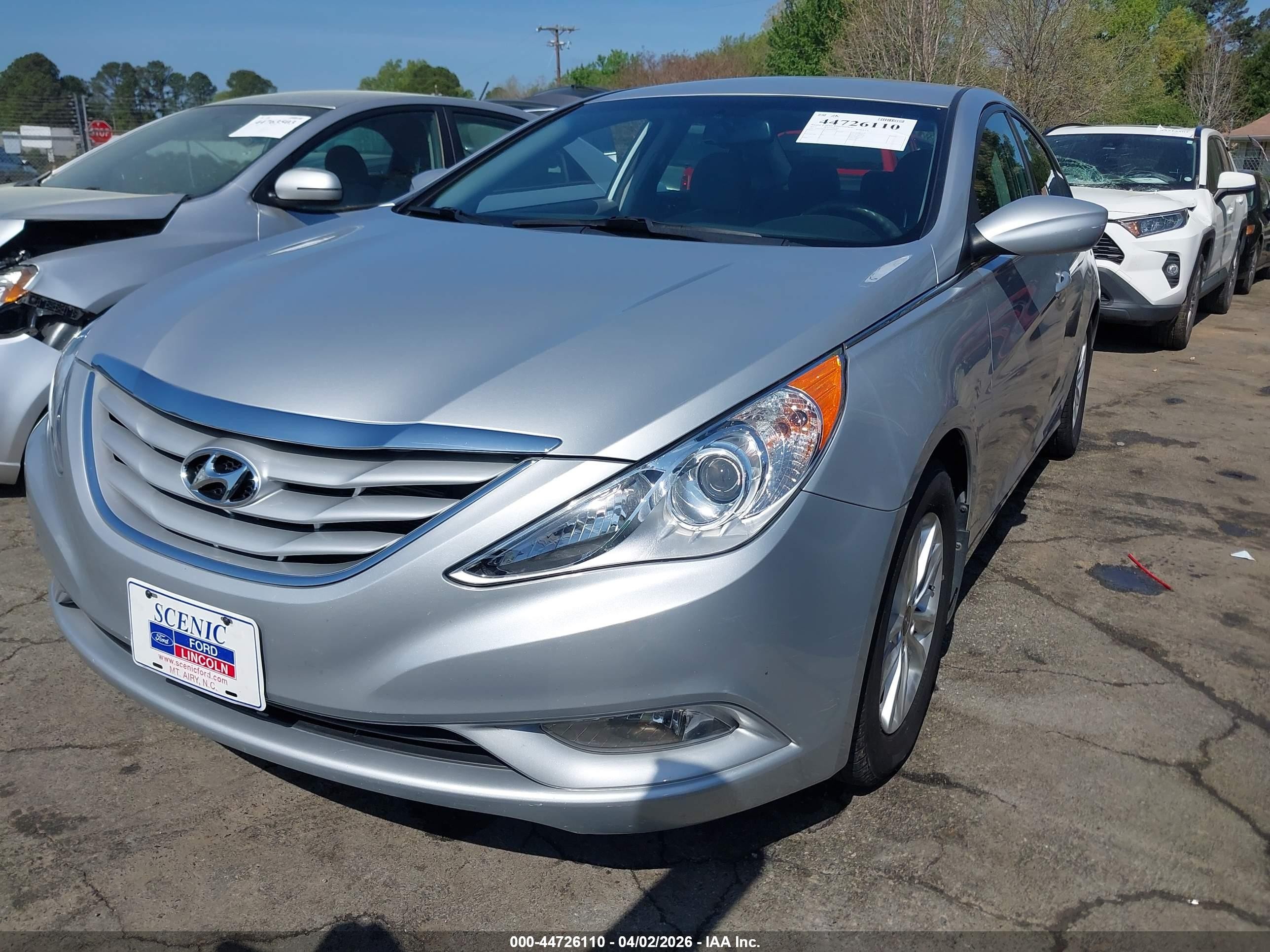 2013 Hyundai Sonata Gls Silver vin: 5NPEB4AC1DH803943