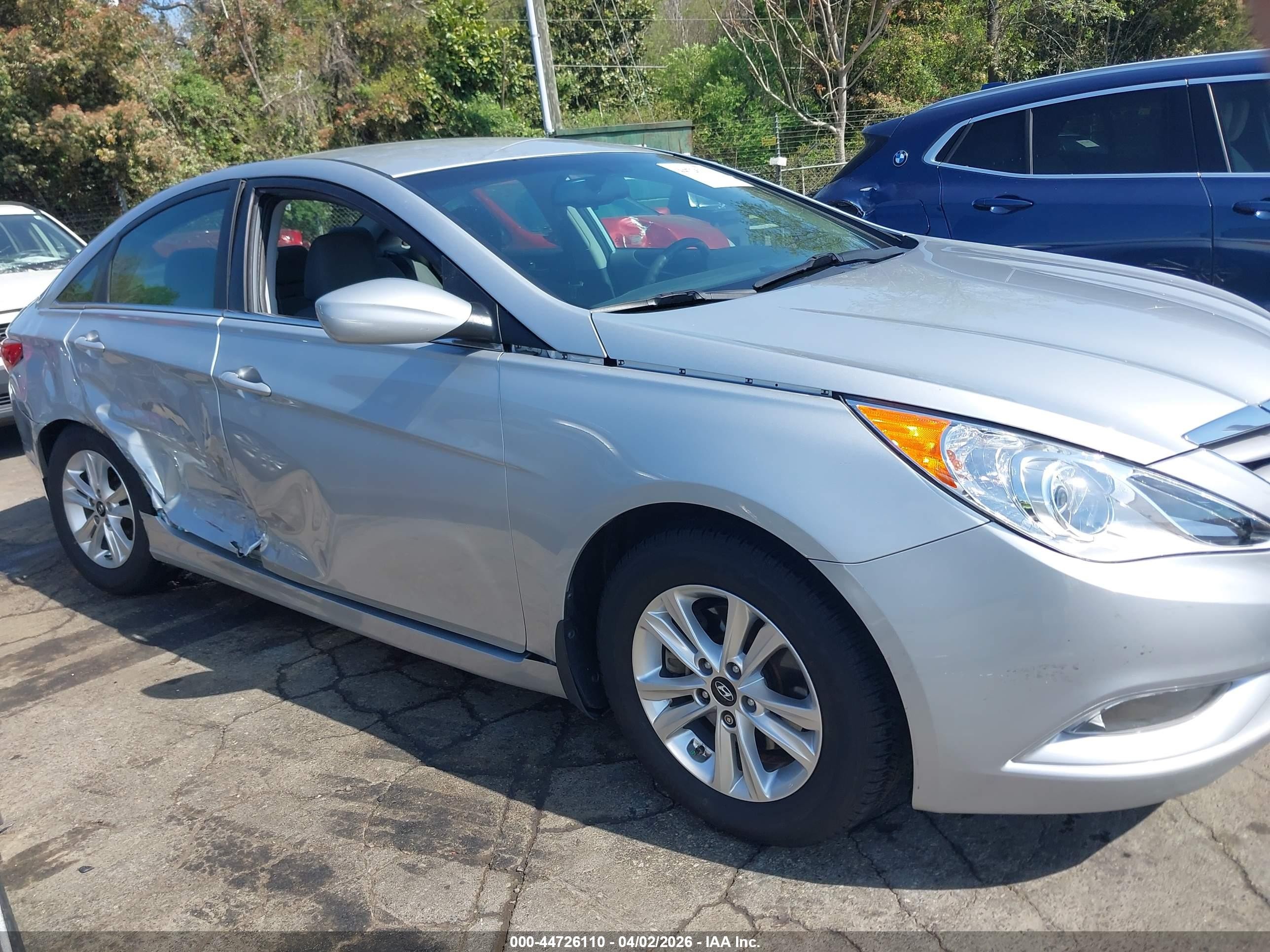 2013 Hyundai Sonata Gls Silver vin: 5NPEB4AC1DH803943