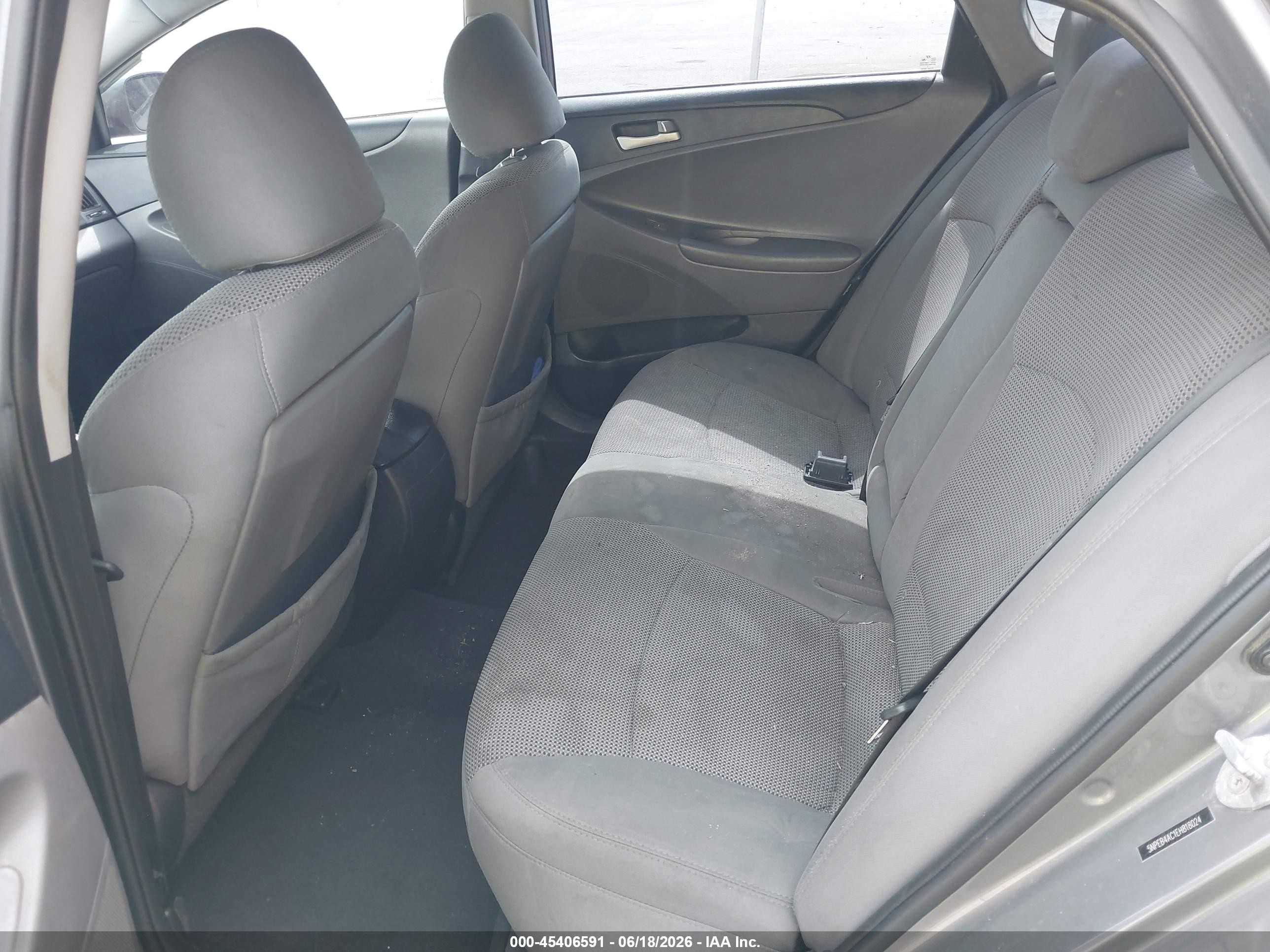 2014 Hyundai Sonata Gls Gray vin: 5NPEB4AC1EH818024