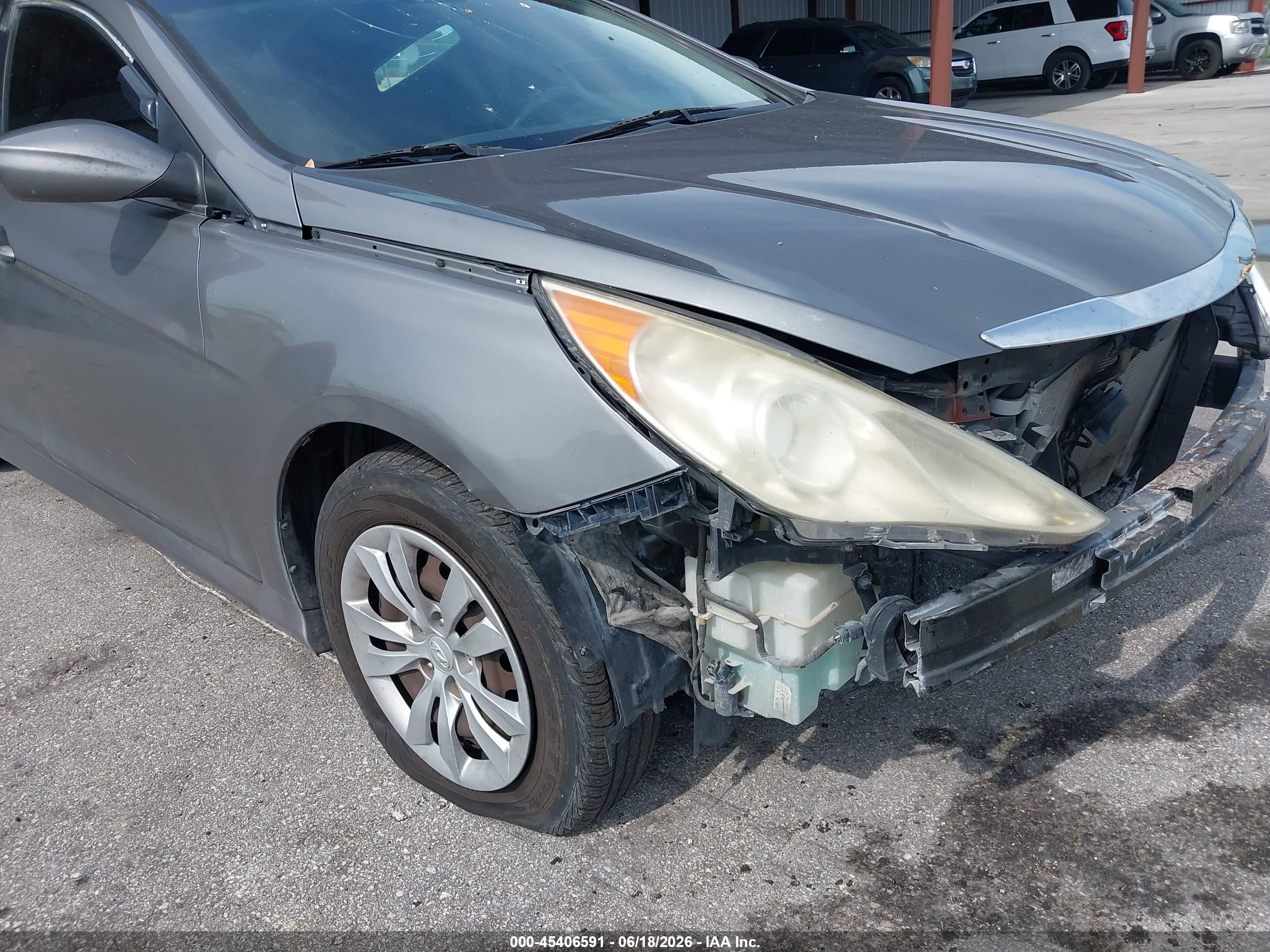 2014 Hyundai Sonata Gls Gray vin: 5NPEB4AC1EH818024