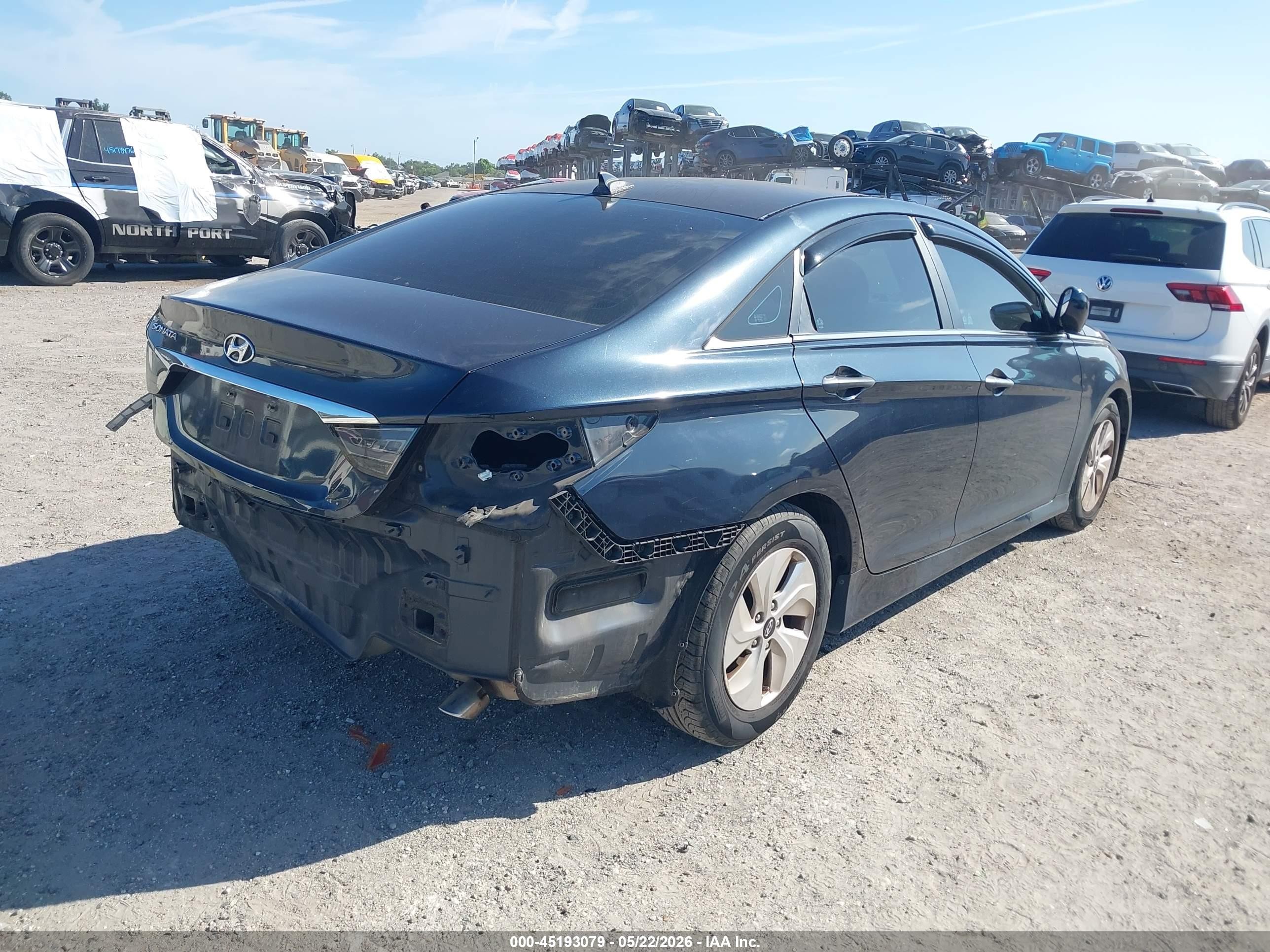 2014 Hyundai Sonata Gls Gray vin: 5NPEB4AC1EH821554