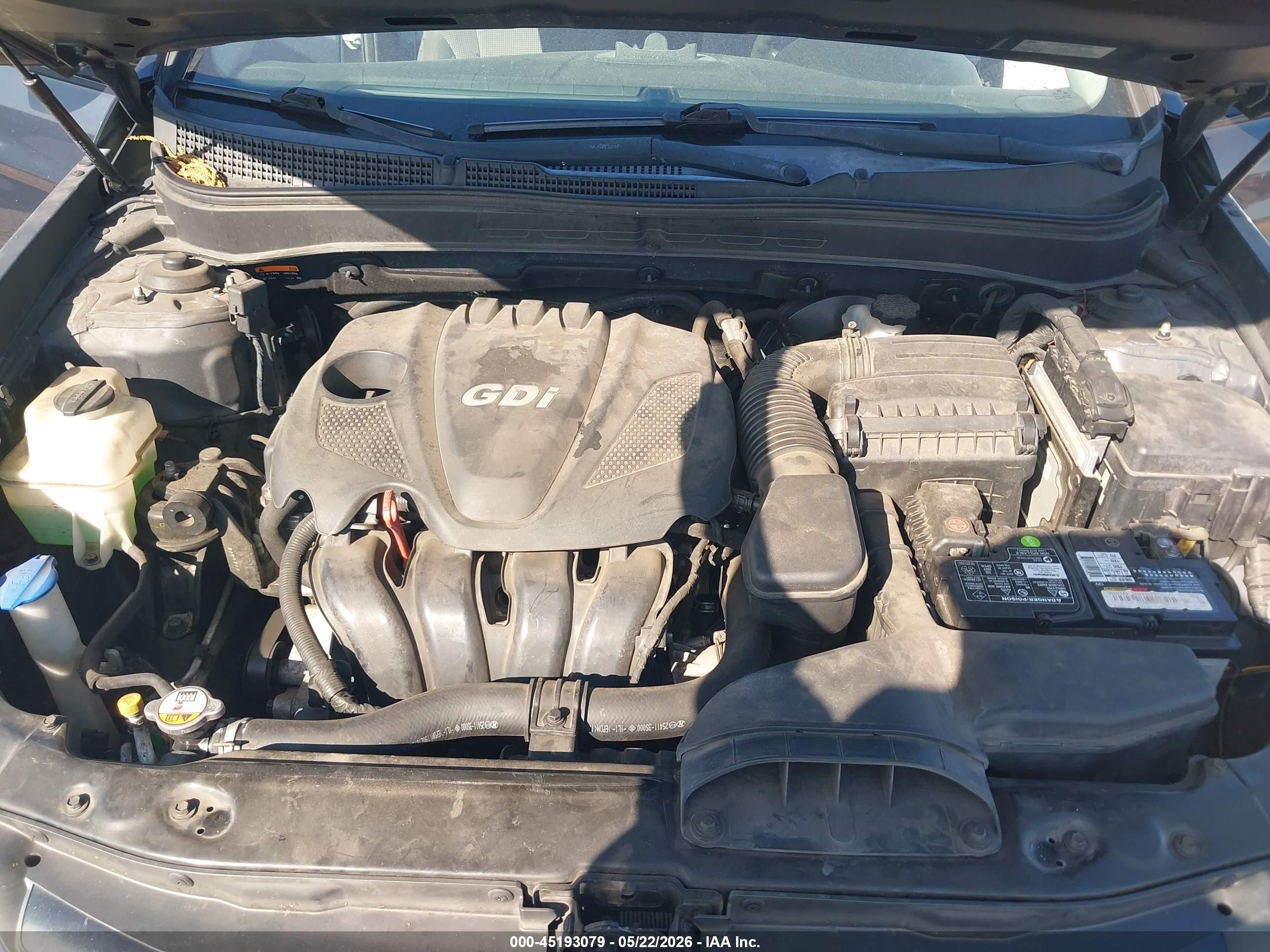 2014 Hyundai Sonata Gls Gray vin: 5NPEB4AC1EH821554