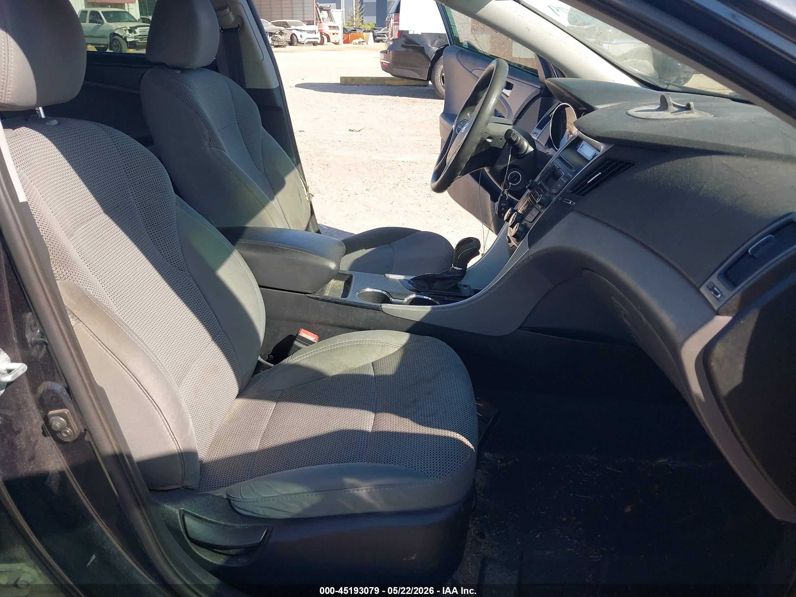 2014 Hyundai Sonata Gls Gray vin: 5NPEB4AC1EH821554