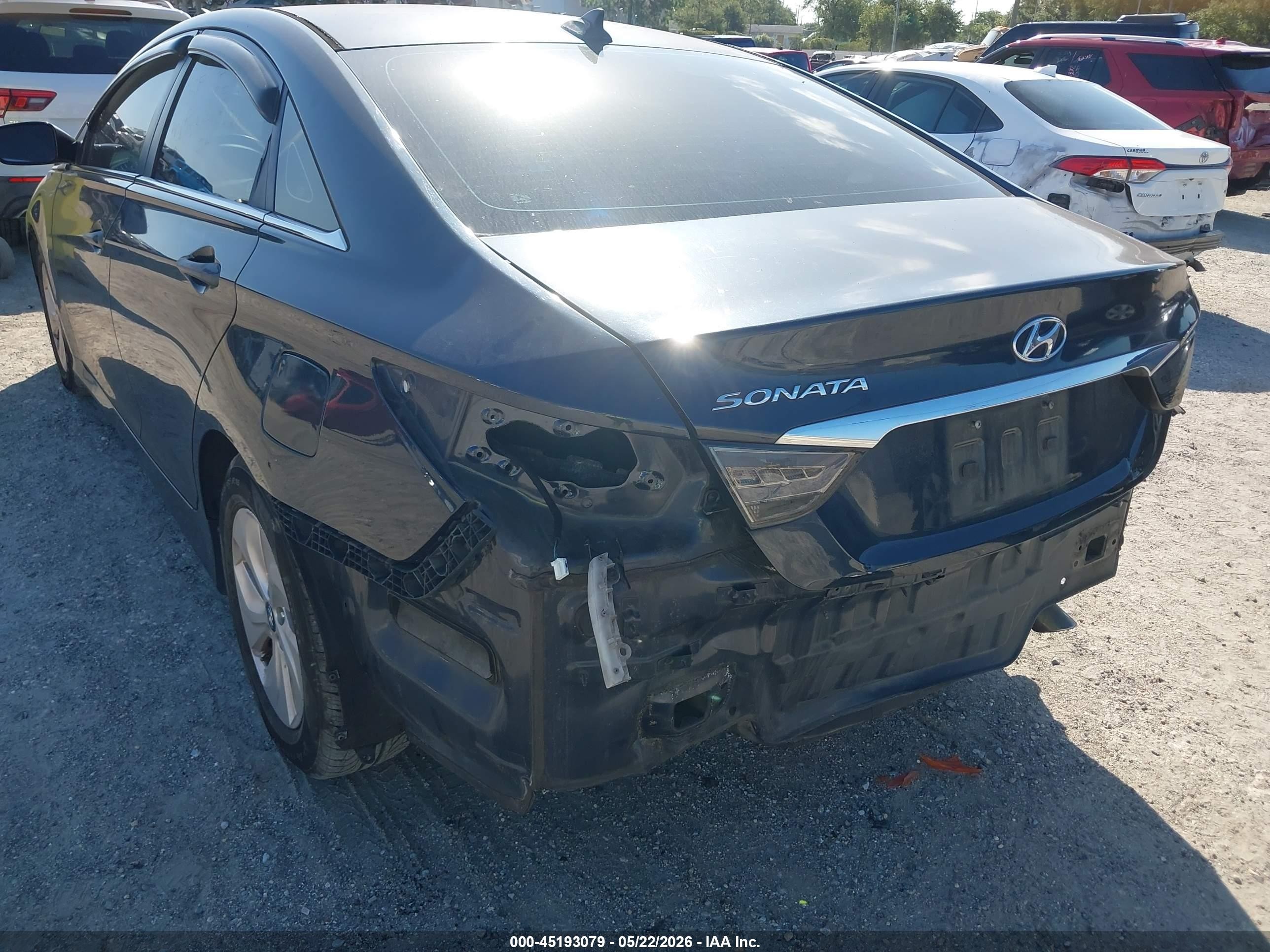 2014 Hyundai Sonata Gls Gray vin: 5NPEB4AC1EH821554