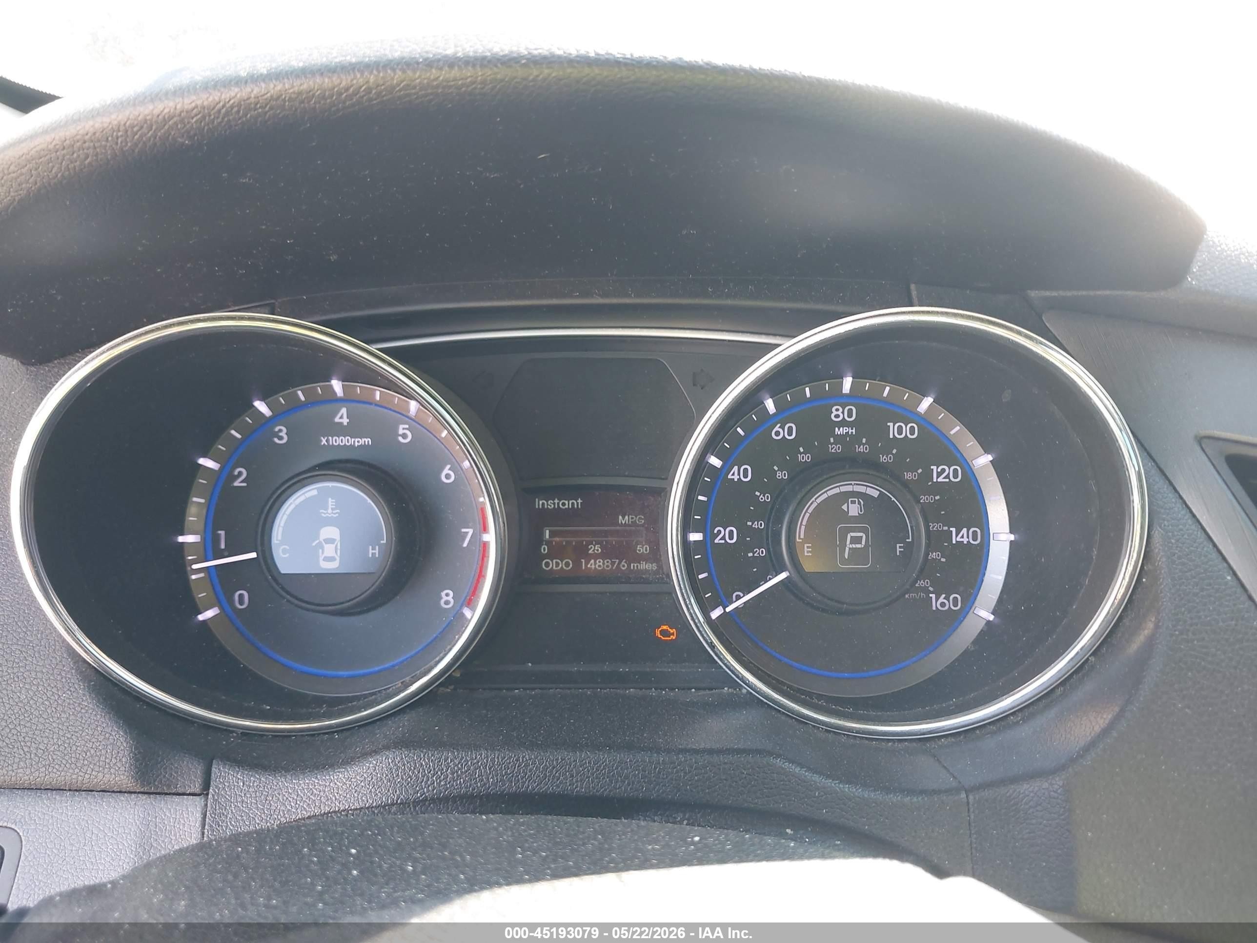 2014 Hyundai Sonata Gls Gray vin: 5NPEB4AC1EH821554