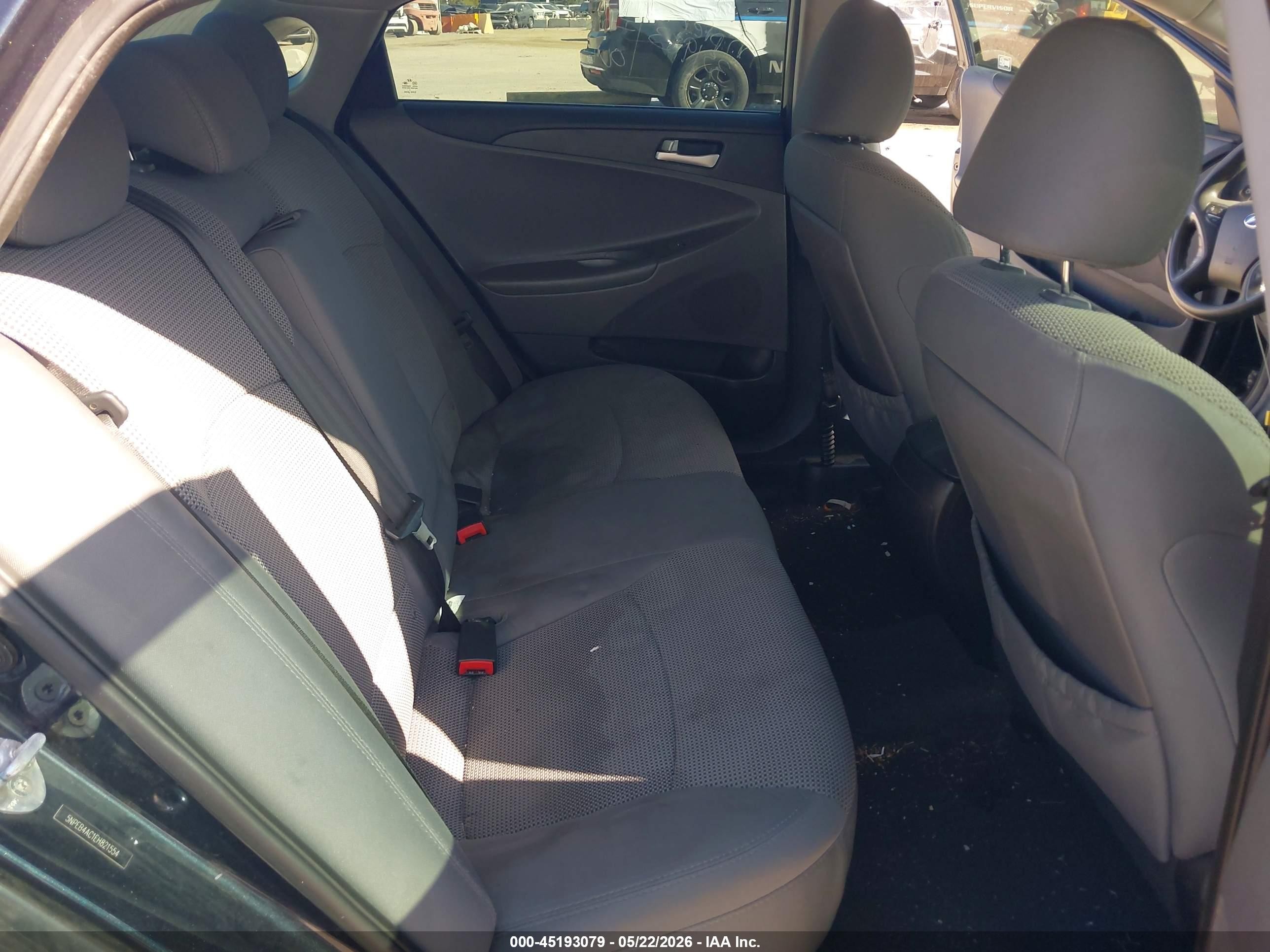 2014 Hyundai Sonata Gls Gray vin: 5NPEB4AC1EH821554