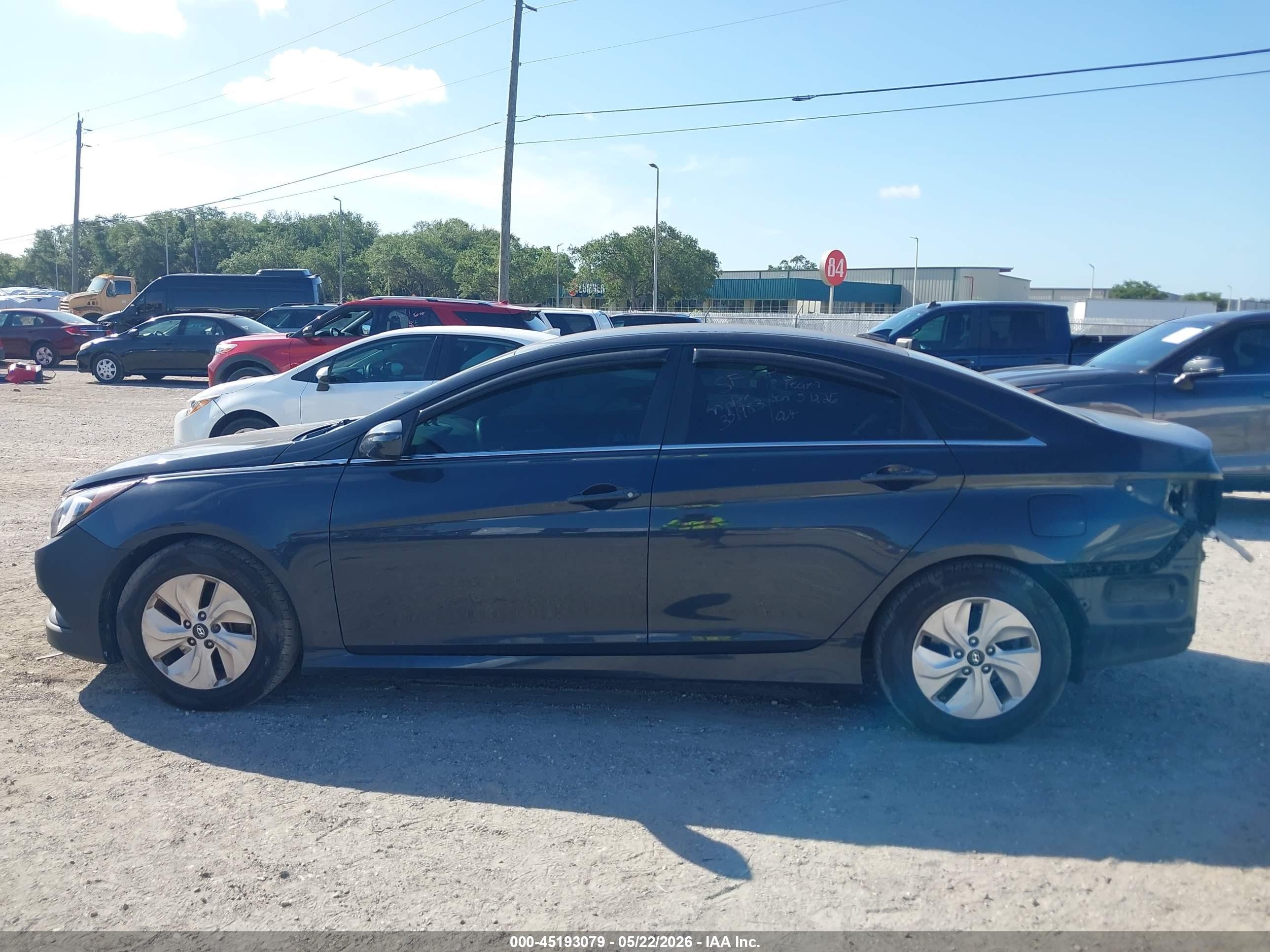 2014 Hyundai Sonata Gls Gray vin: 5NPEB4AC1EH821554