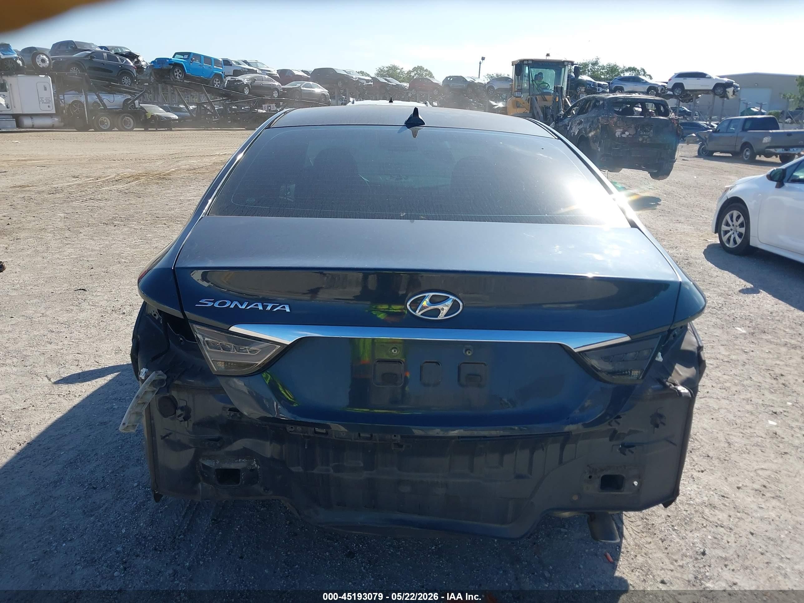 2014 Hyundai Sonata Gls Gray vin: 5NPEB4AC1EH821554