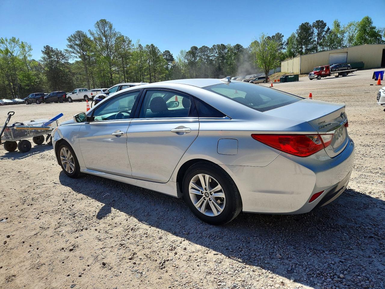 2014 Hyundai Sonata Gls Silver vin: 5NPEB4AC1EH828844