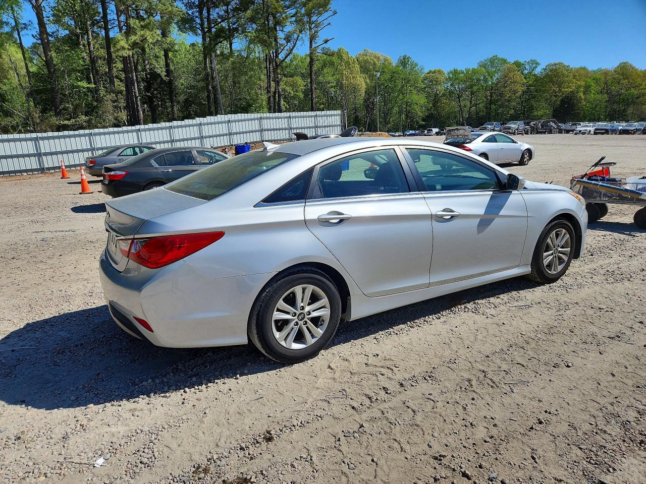 2014 Hyundai Sonata Gls Silver vin: 5NPEB4AC1EH828844