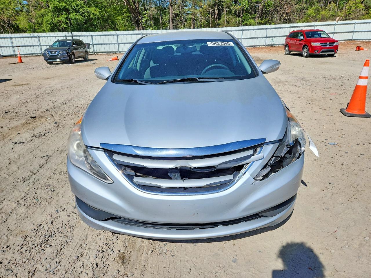 2014 Hyundai Sonata Gls Silver vin: 5NPEB4AC1EH828844