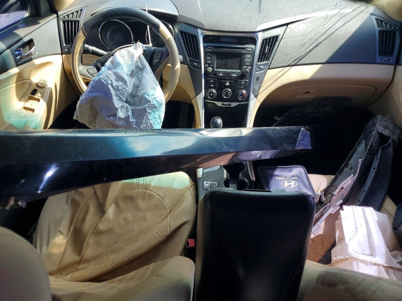 2014 Hyundai Sonata Gls Синий vin: 5NPEB4AC1EH830657