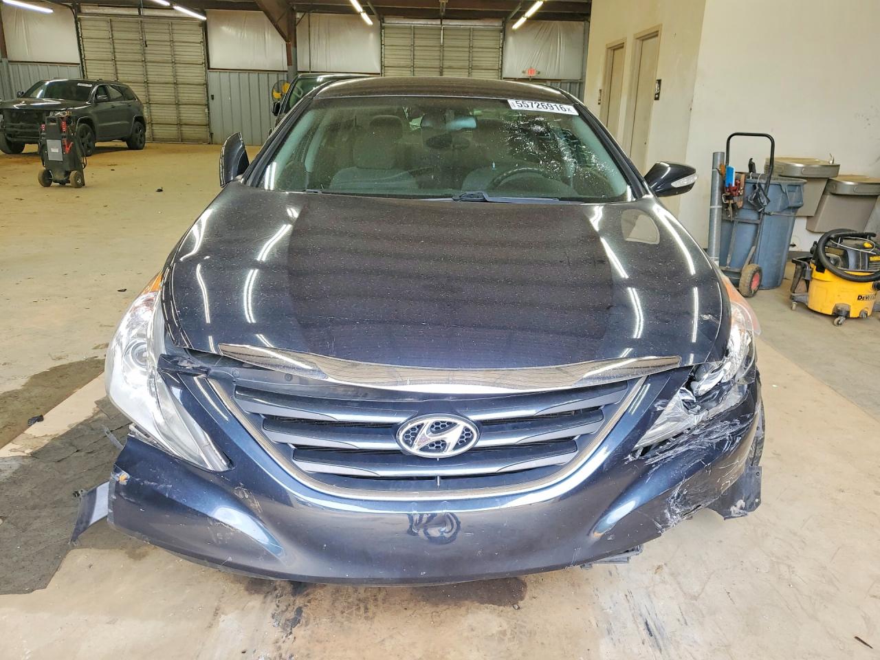 2014 Hyundai Sonata Gls Синий vin: 5NPEB4AC1EH831839