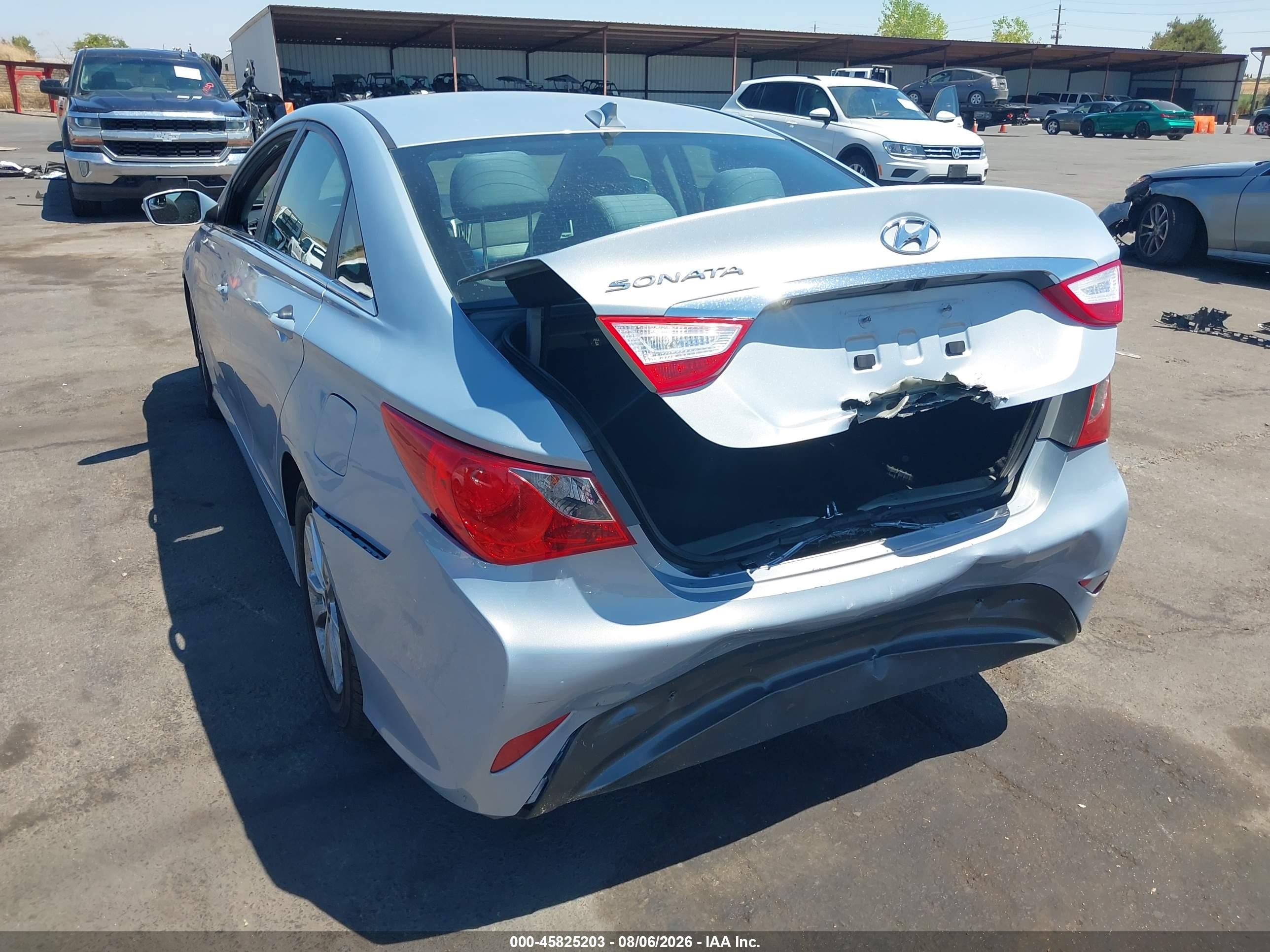 2014 Hyundai Sonata Gls Blue vin: 5NPEB4AC1EH834112