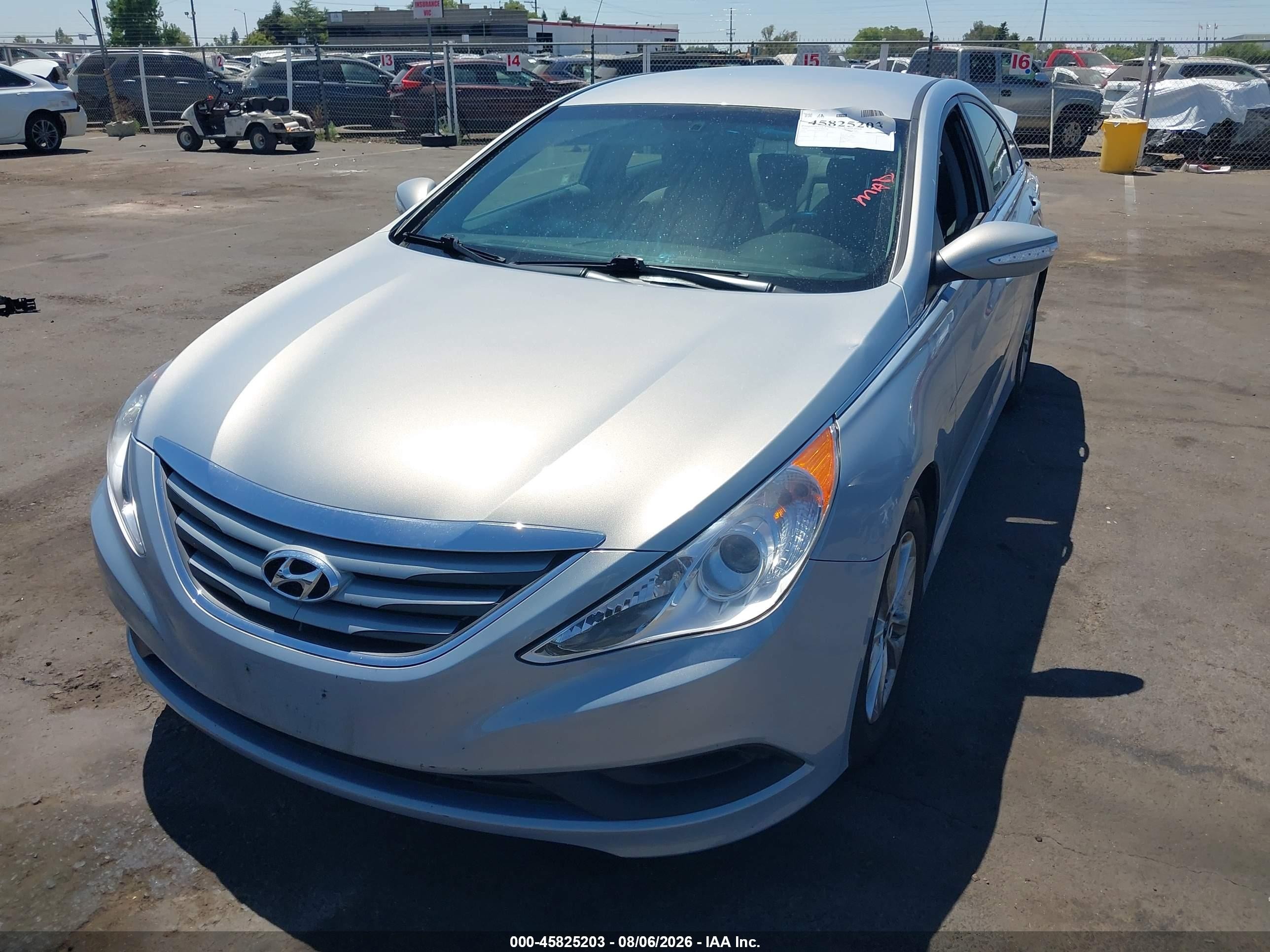 2014 Hyundai Sonata Gls Blue vin: 5NPEB4AC1EH834112