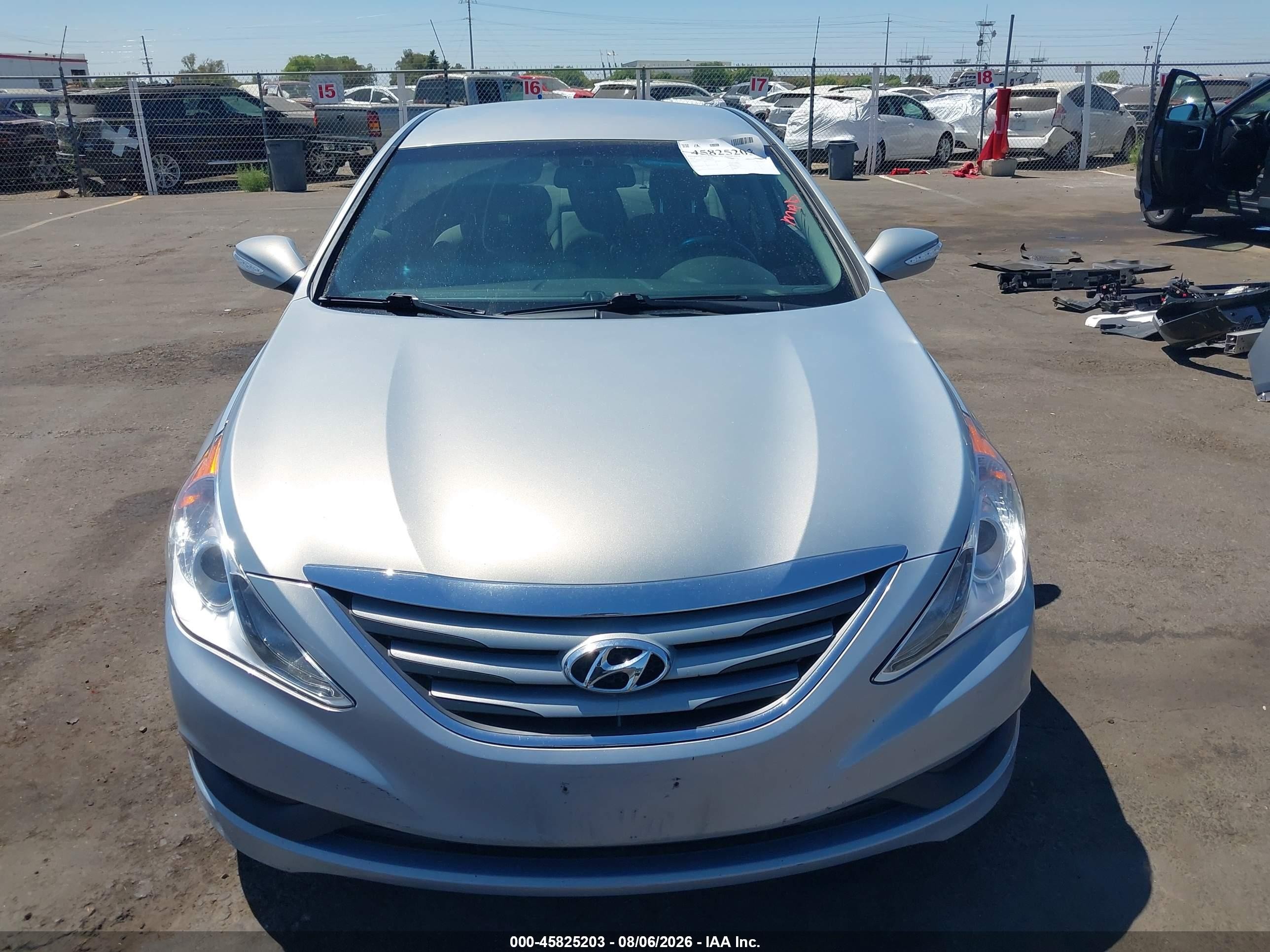2014 Hyundai Sonata Gls Blue vin: 5NPEB4AC1EH834112