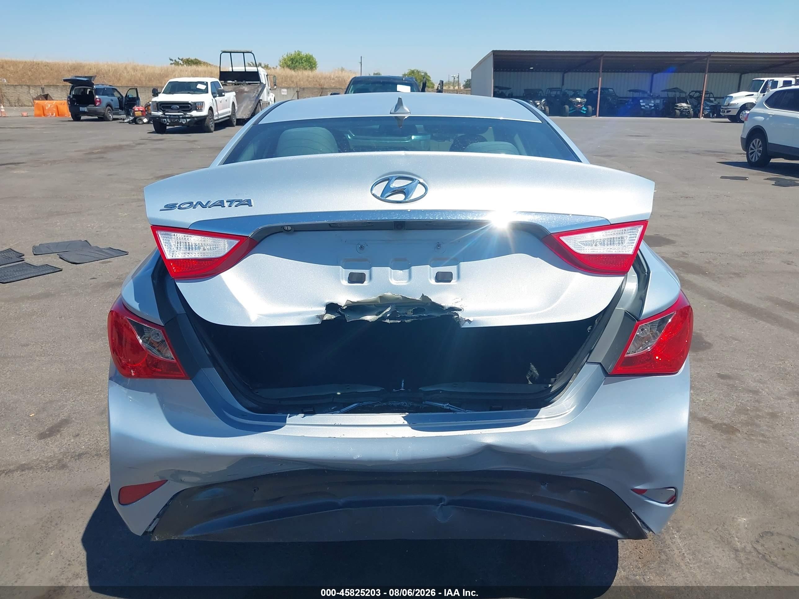 2014 Hyundai Sonata Gls Blue vin: 5NPEB4AC1EH834112