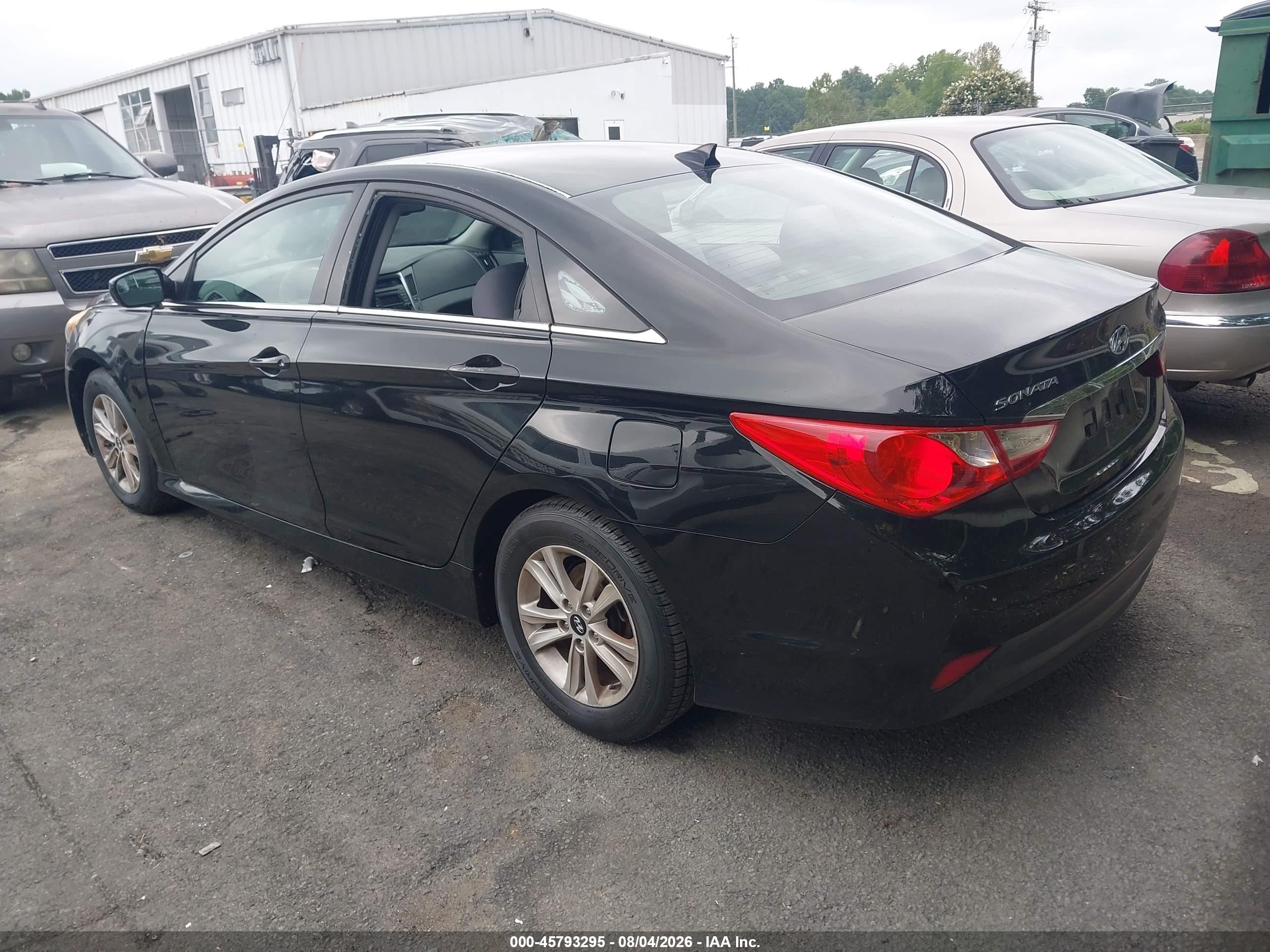 2014 Hyundai Sonata Gls Black vin: 5NPEB4AC1EH844283