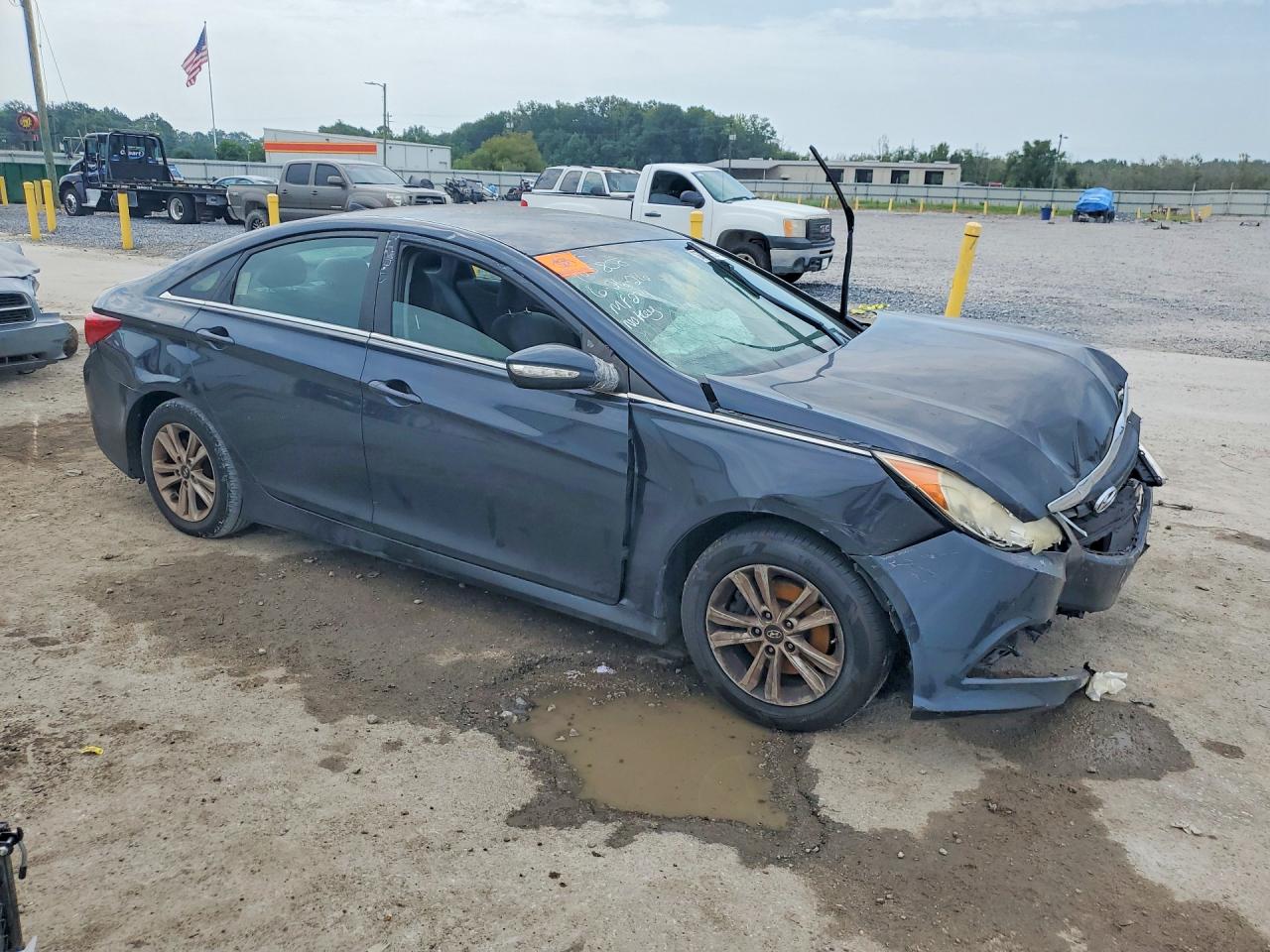 2014 Hyundai Sonata Gls Black vin: 5NPEB4AC1EH847670