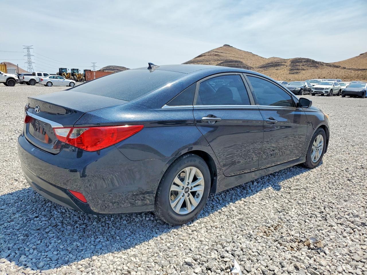 2014 Hyundai Sonata Gls Blue vin: 5NPEB4AC1EH847765
