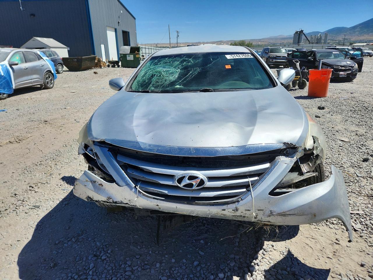 2014 Hyundai Sonata Gls Silver vin: 5NPEB4AC1EH851766