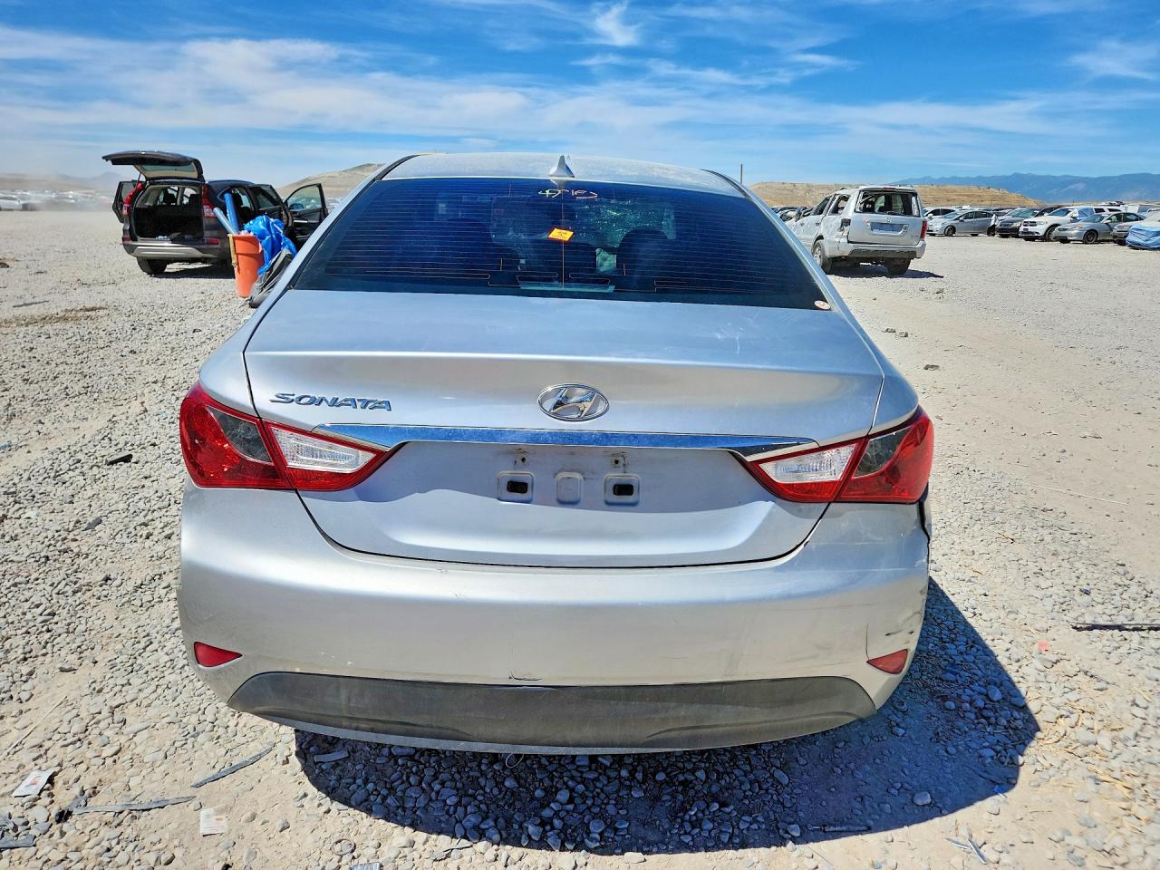 2014 Hyundai Sonata Gls Silver vin: 5NPEB4AC1EH851766