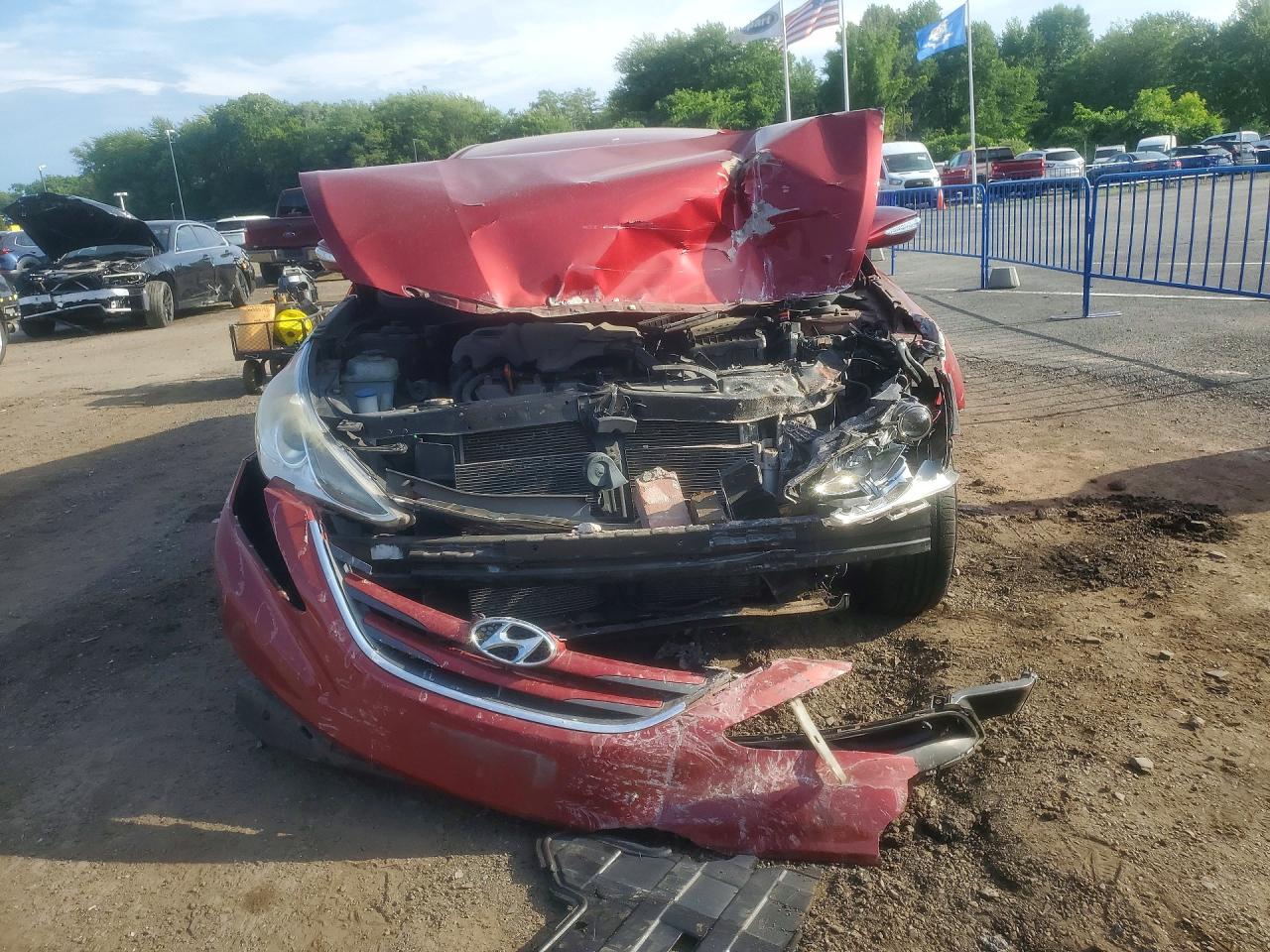 2014 Hyundai Sonata Gls Red vin: 5NPEB4AC1EH853002