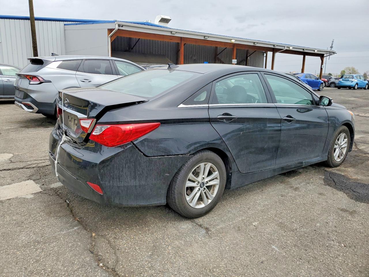 2014 Hyundai Sonata Gls Black vin: 5NPEB4AC1EH855042