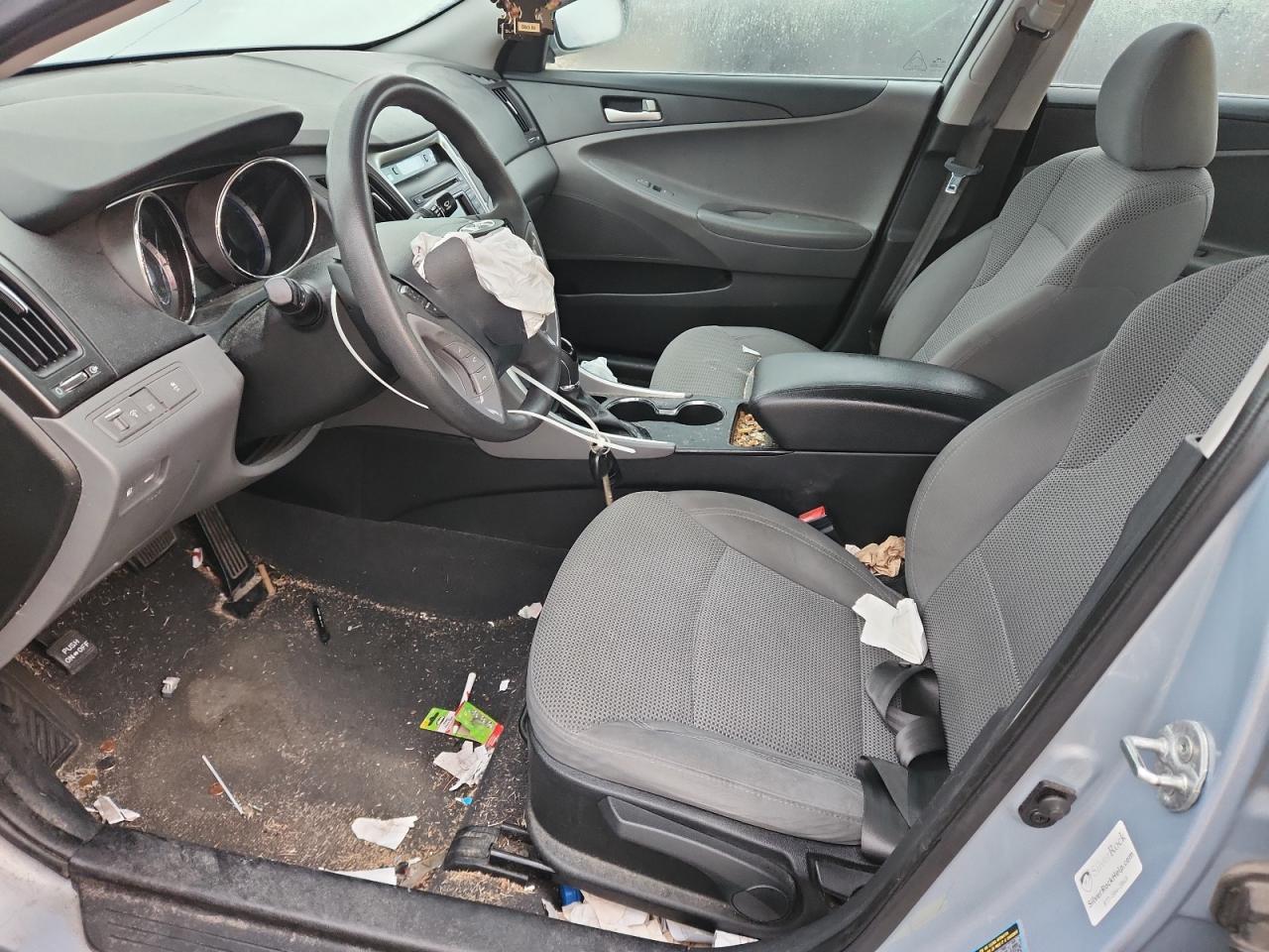 2014 Hyundai Sonata Gls Синий vin: 5NPEB4AC1EH856238