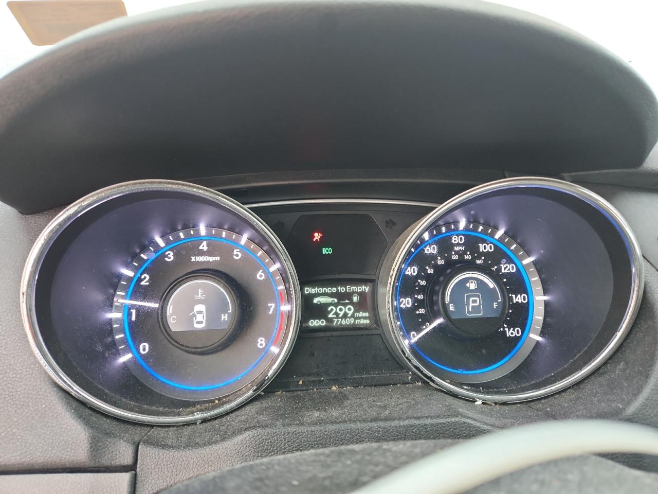 2014 Hyundai Sonata Gls Синий vin: 5NPEB4AC1EH856238