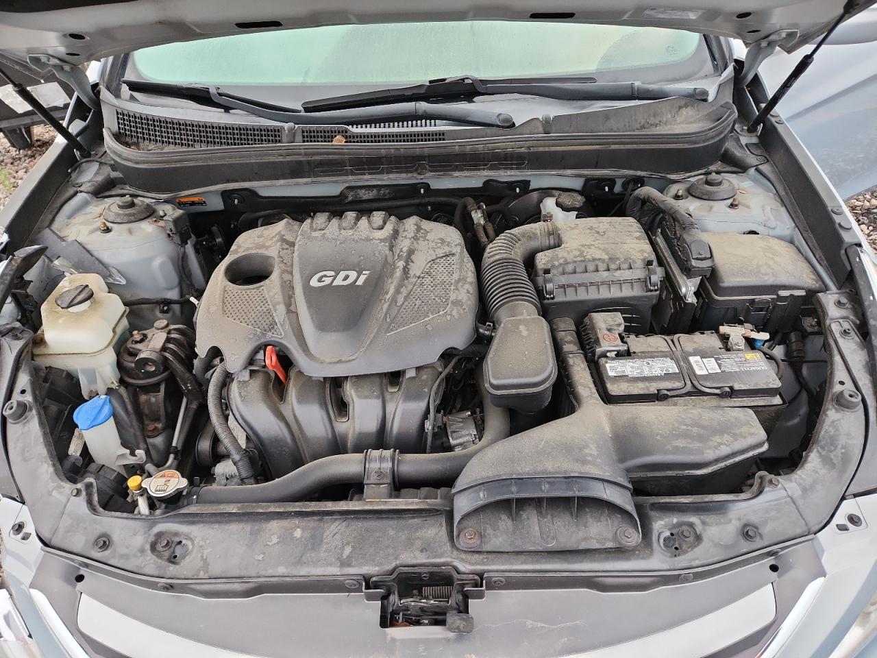 2014 Hyundai Sonata Gls Синий vin: 5NPEB4AC1EH856238