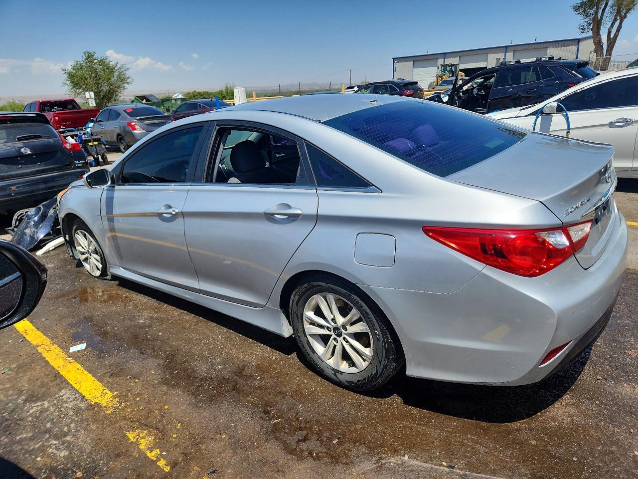 2014 Hyundai Sonata Gls Silver vin: 5NPEB4AC1EH859141