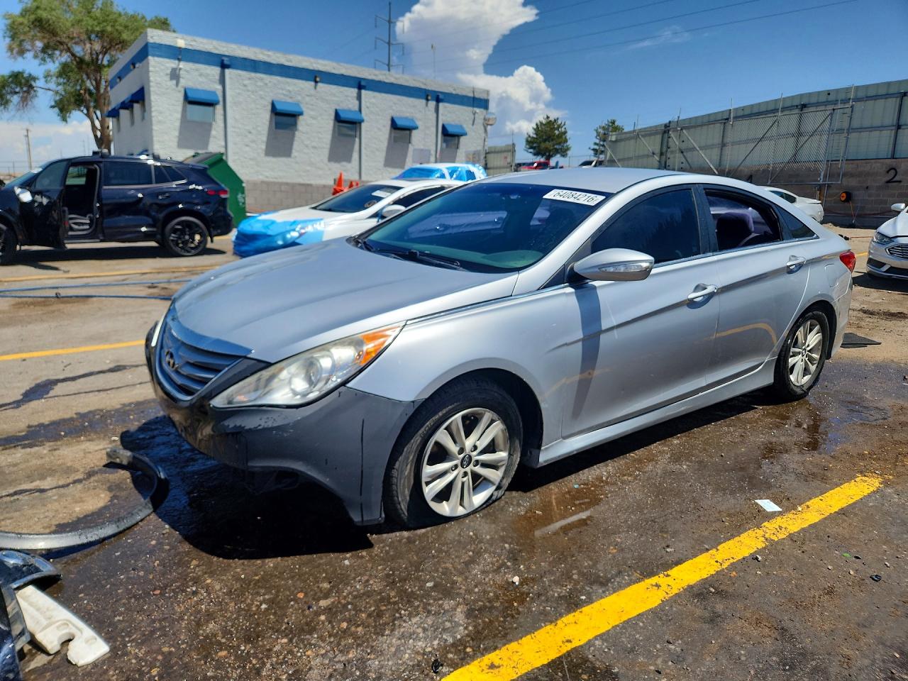 2014 Hyundai Sonata Gls Silver vin: 5NPEB4AC1EH859141