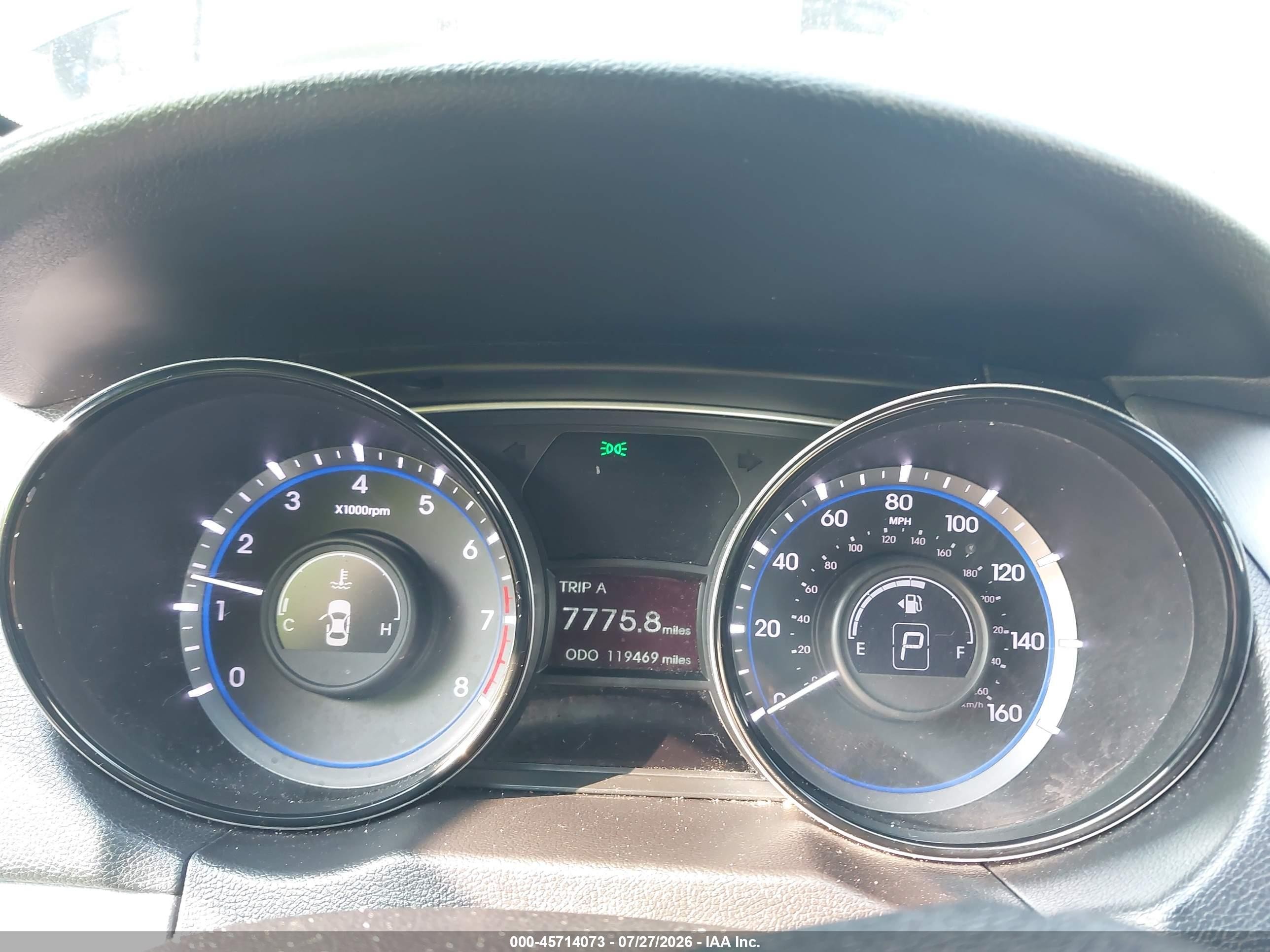 2014 Hyundai Sonata Gls Blue vin: 5NPEB4AC1EH862430