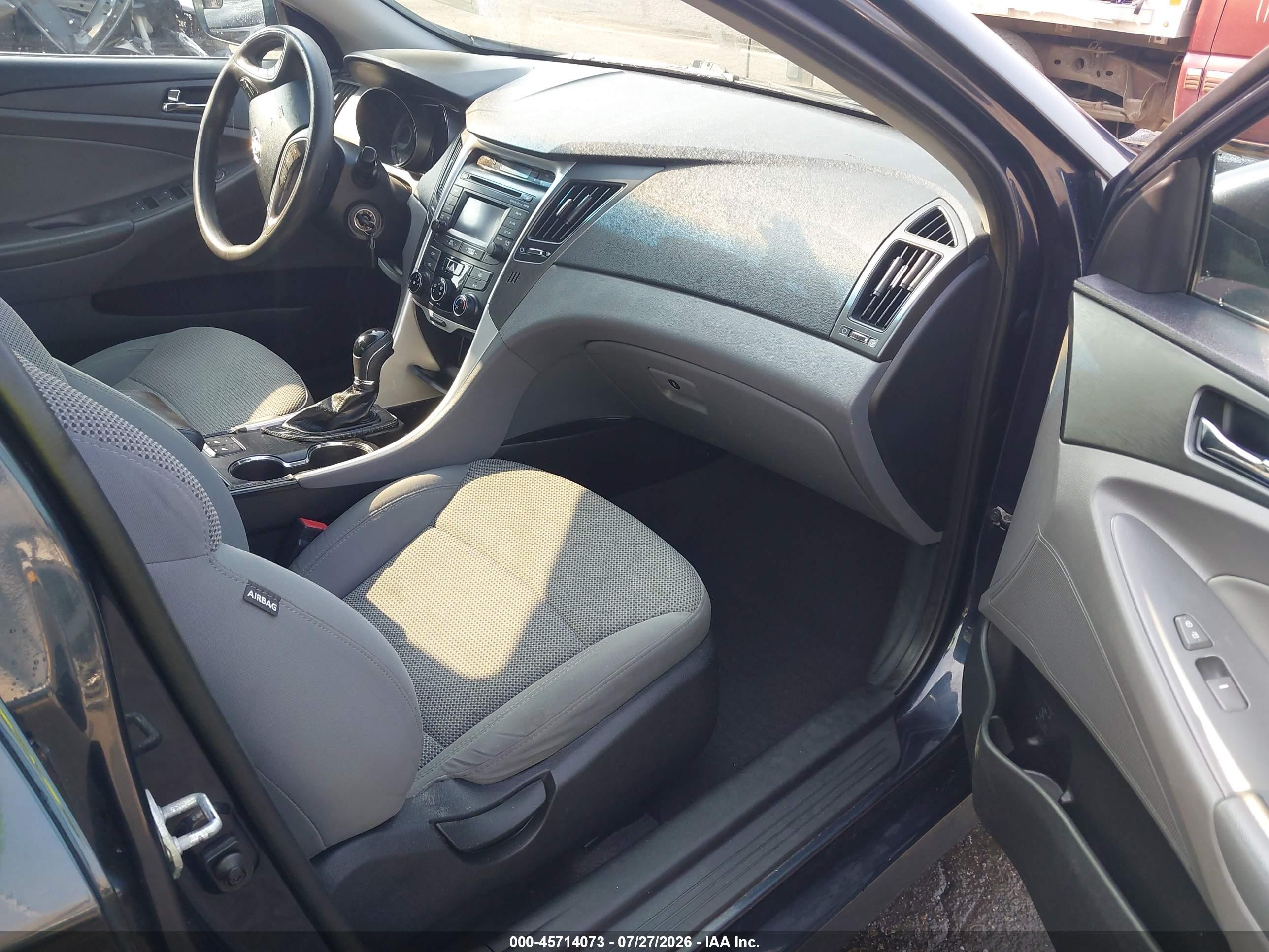 2014 Hyundai Sonata Gls Blue vin: 5NPEB4AC1EH862430