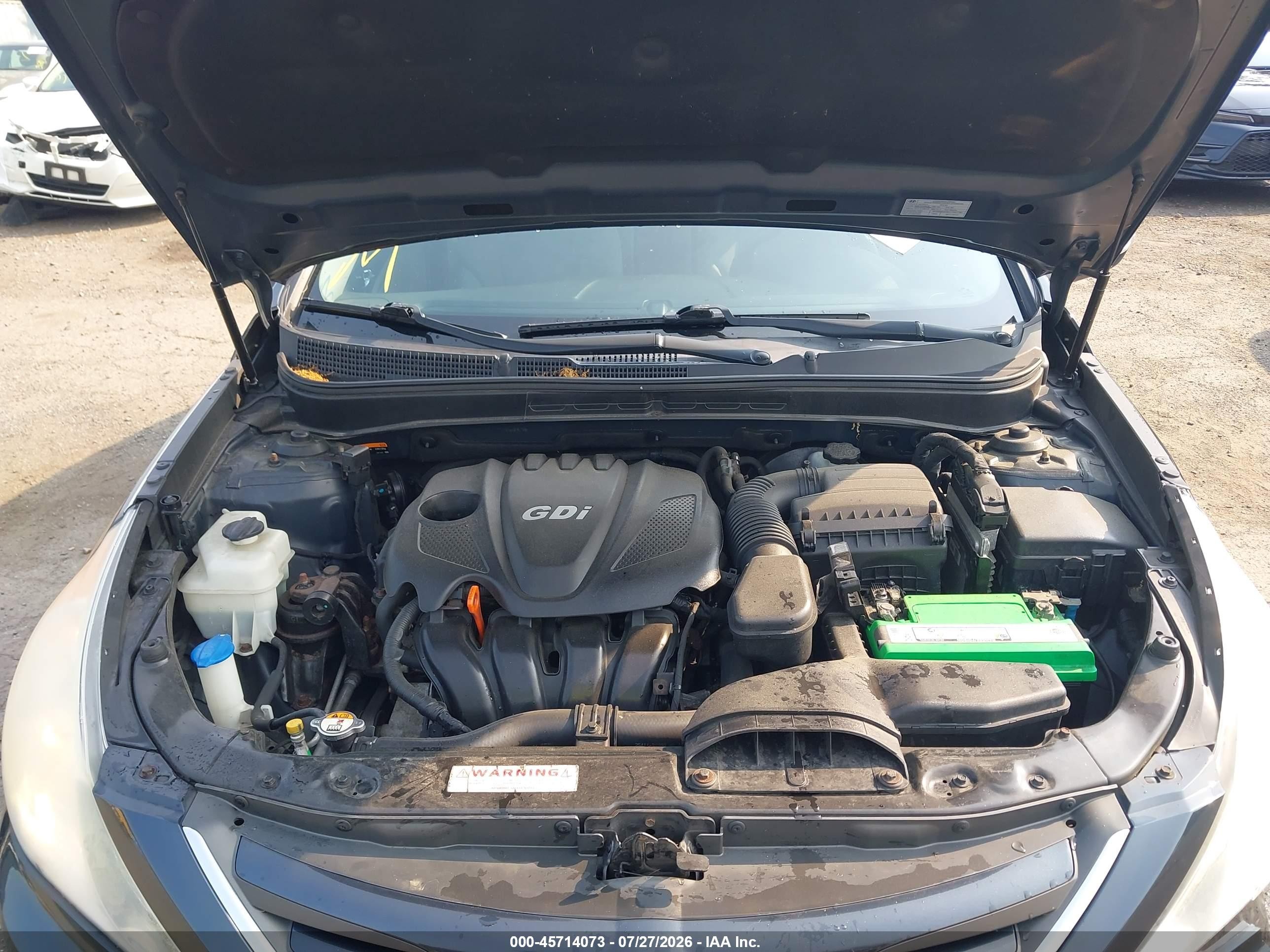 2014 Hyundai Sonata Gls Blue vin: 5NPEB4AC1EH862430