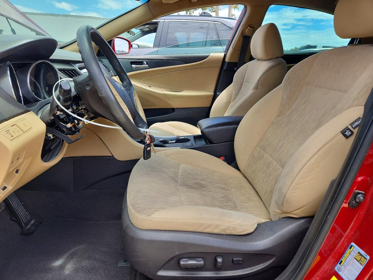 2014 Hyundai Sonata Gls Maroon vin: 5NPEB4AC1EH869877