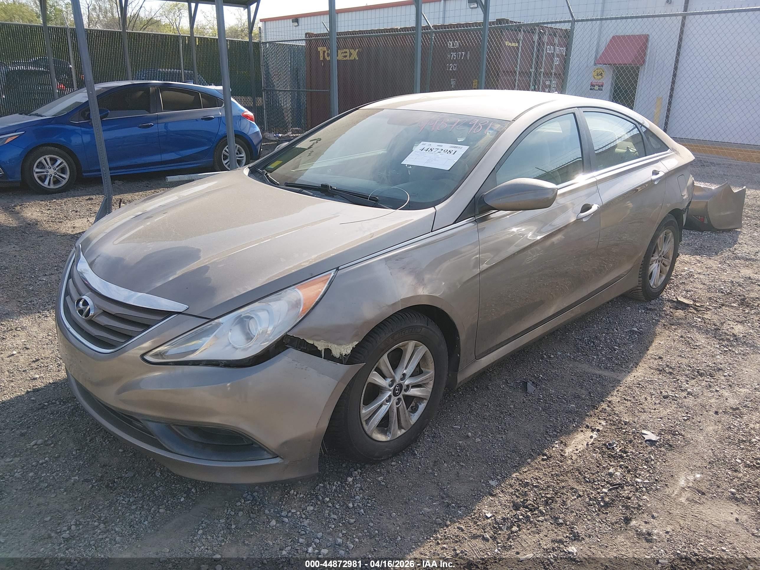 2014 Hyundai Sonata Gls Champagne vin: 5NPEB4AC1EH872021