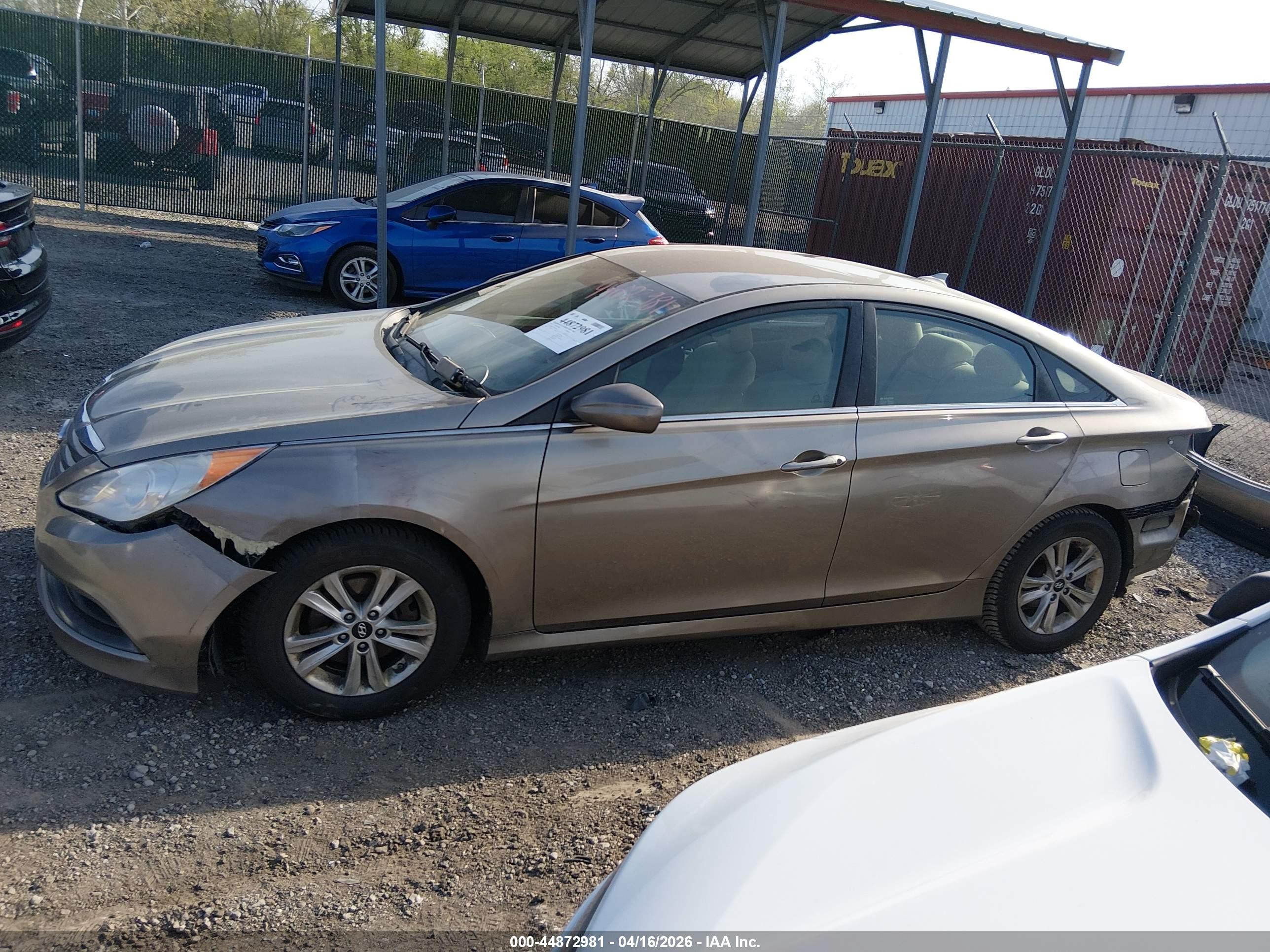 2014 Hyundai Sonata Gls Champagne vin: 5NPEB4AC1EH872021