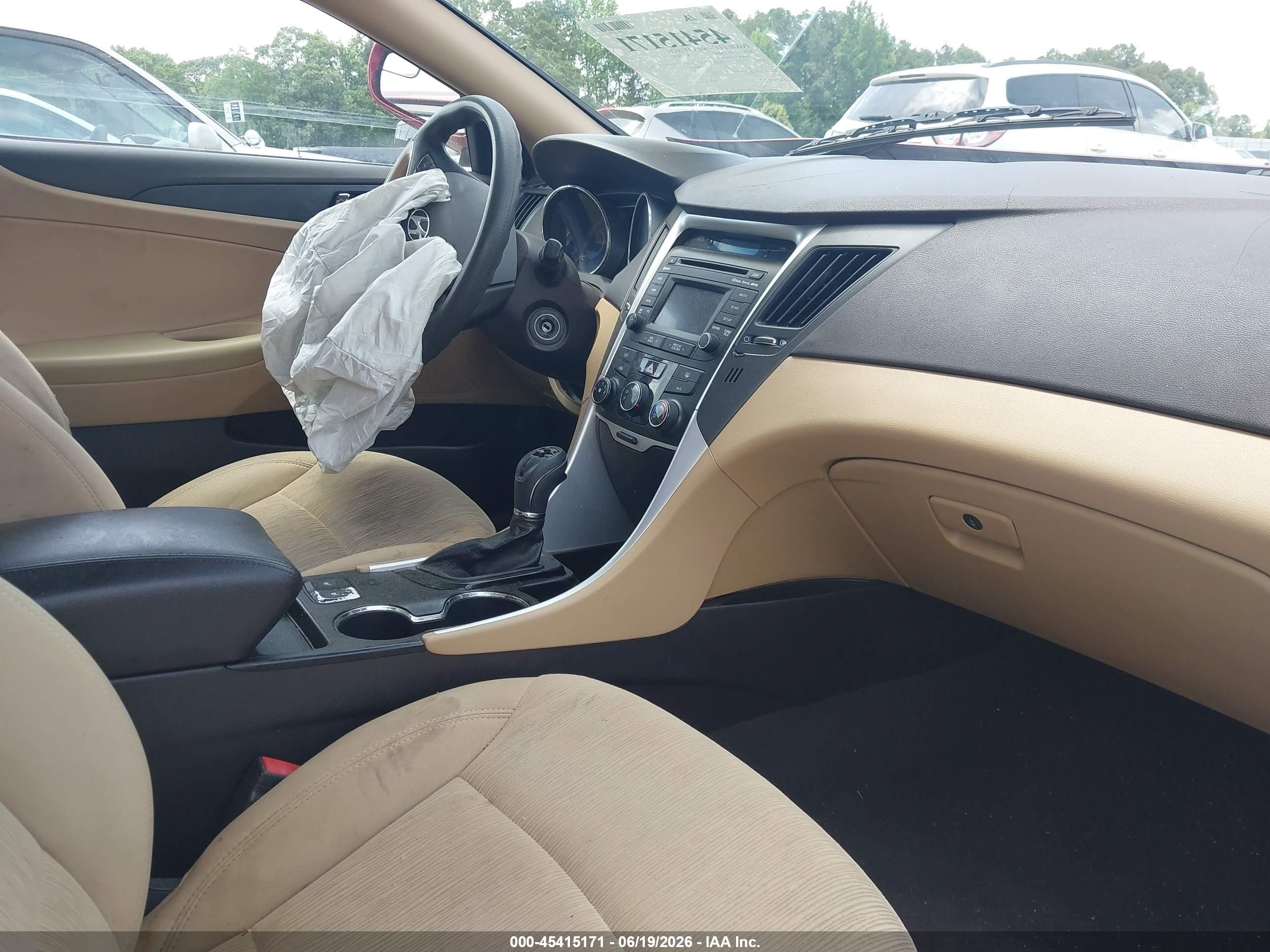 2014 Hyundai Sonata Gls Red vin: 5NPEB4AC1EH872312