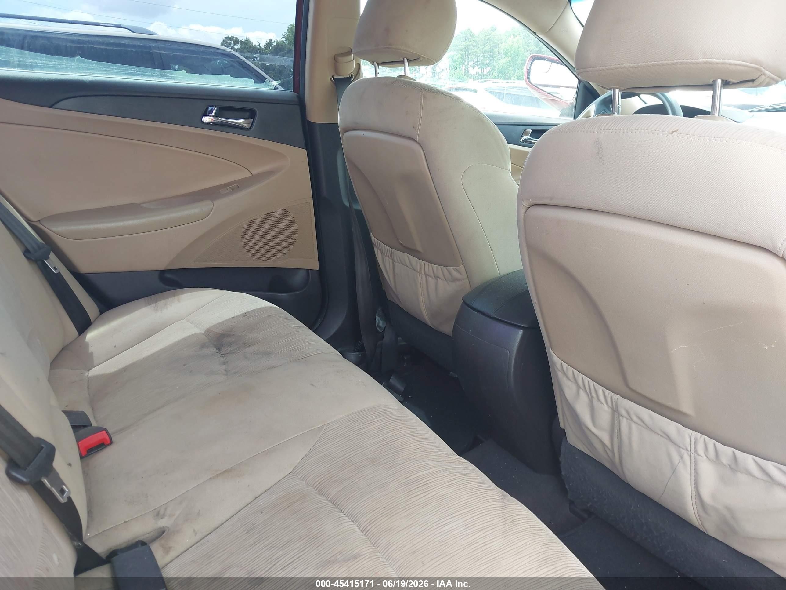 2014 Hyundai Sonata Gls Red vin: 5NPEB4AC1EH872312
